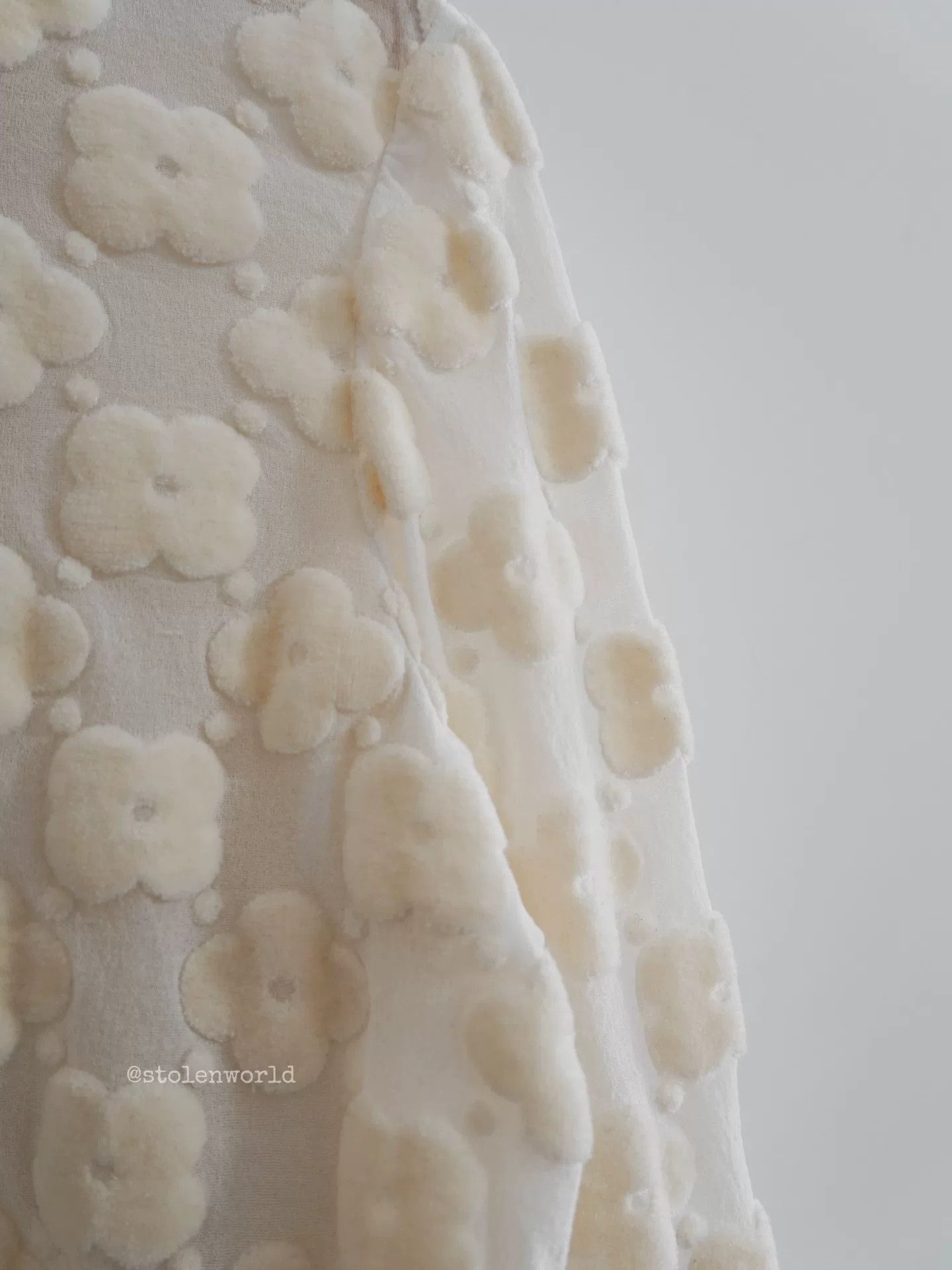 Comme des Garcons comme des garcons cream floral outerwear Size M / US 6-8 / IT 42-44 - 7 Thumbnail