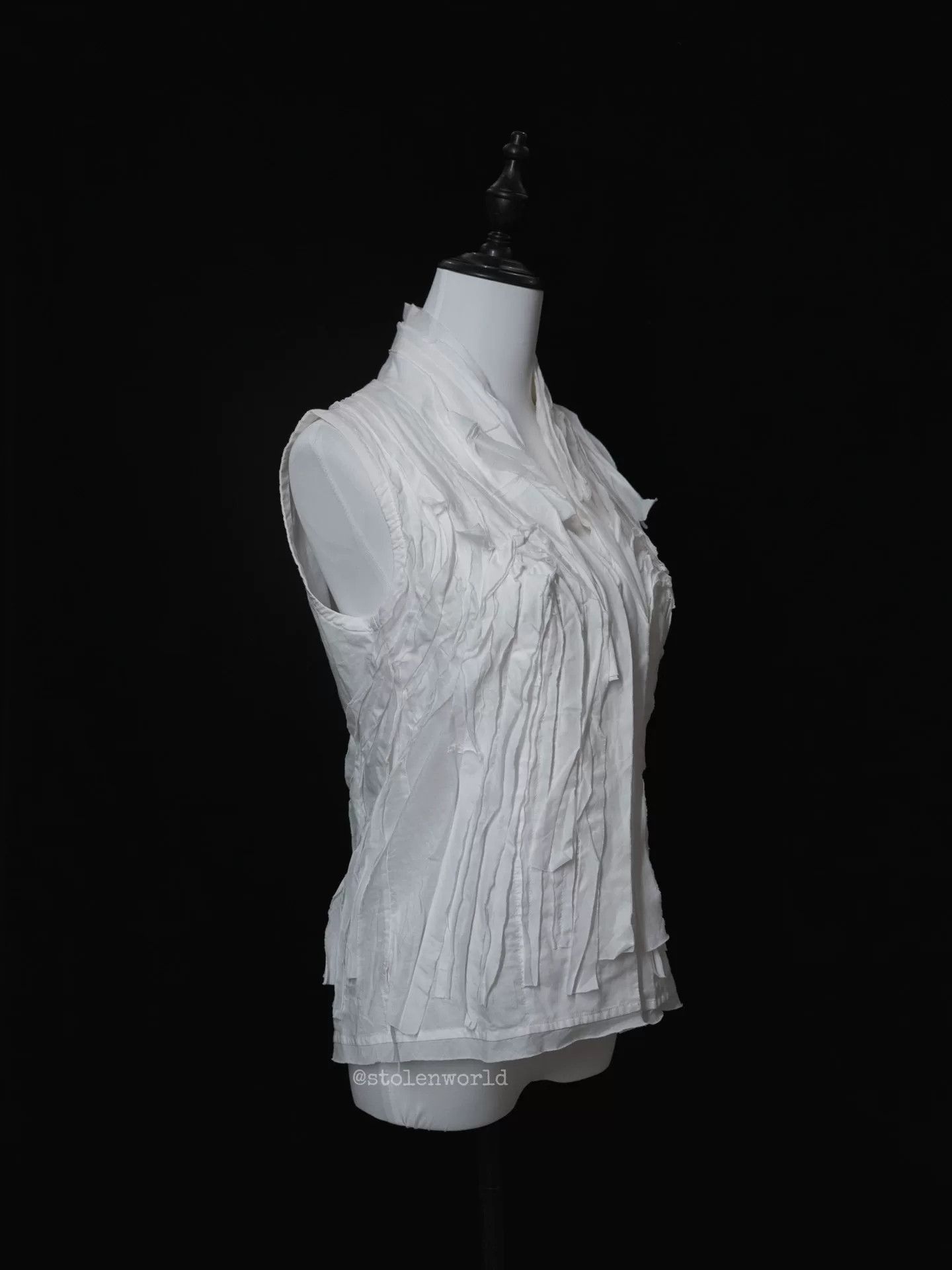 Issey Miyake issey miyake cotton linen decorative top Size S / US 4 / IT 40 - 5 Thumbnail