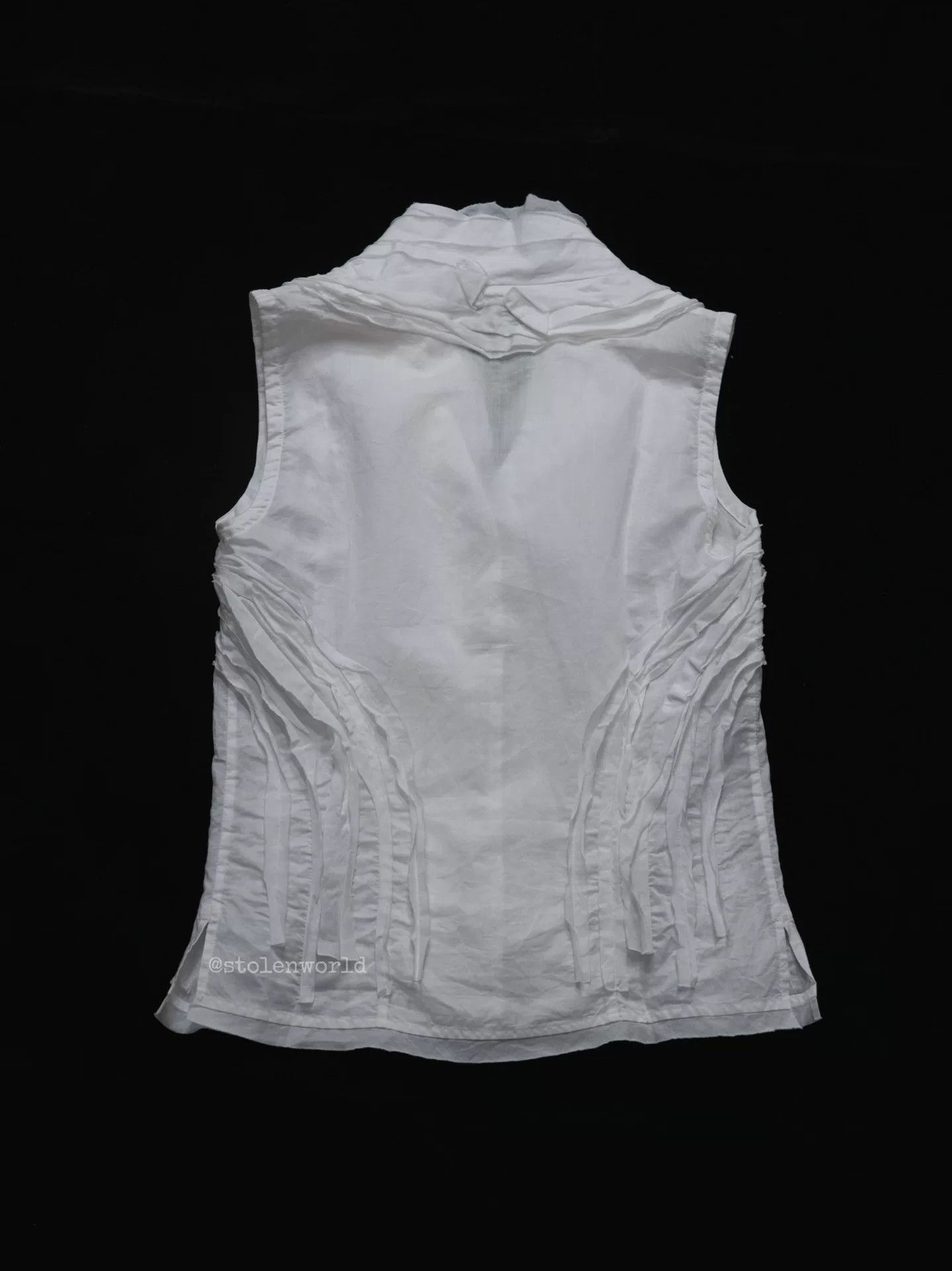 Issey Miyake issey miyake cotton linen decorative top Size S / US 4 / IT 40 - 4 Thumbnail