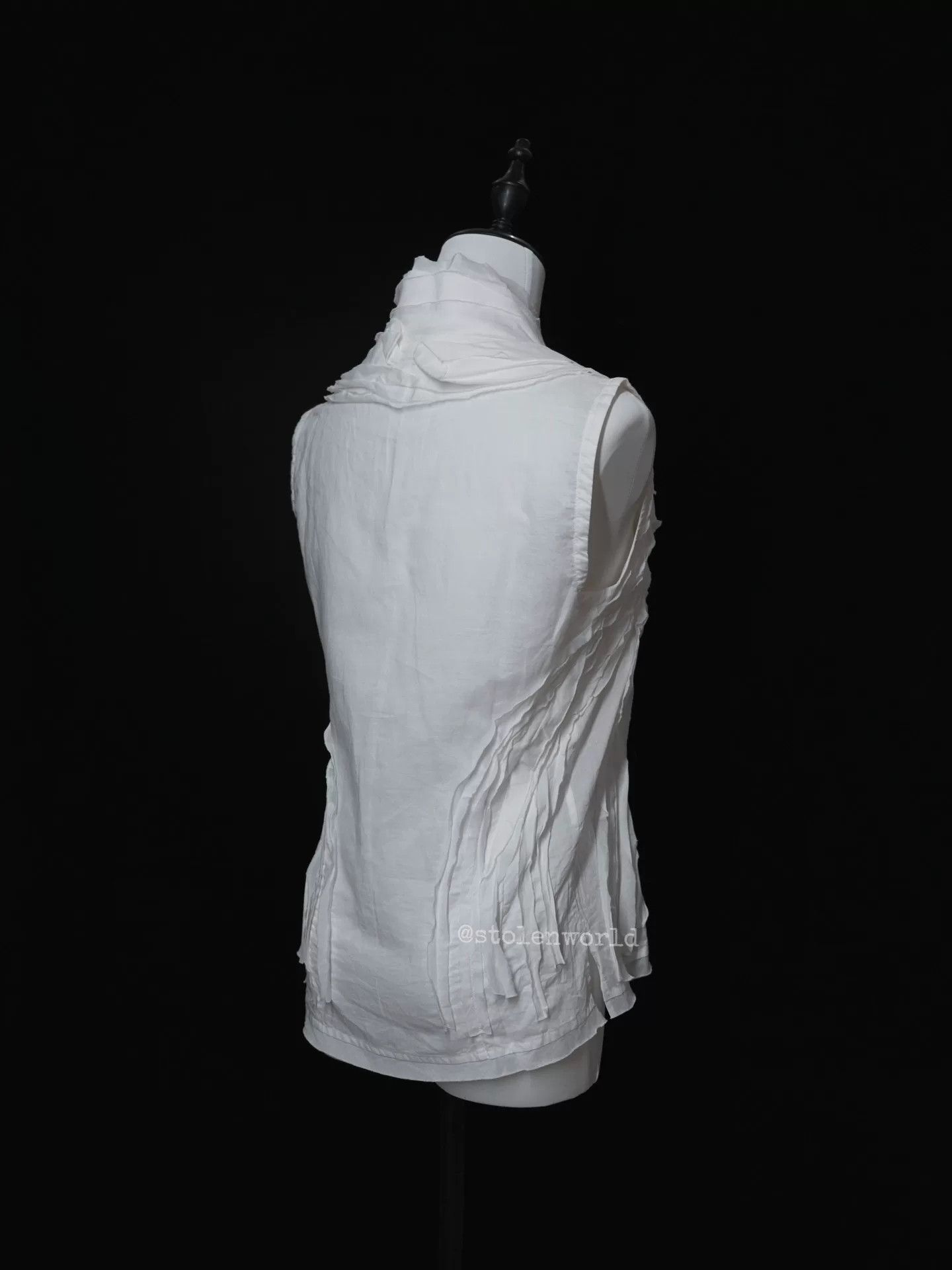 Issey Miyake issey miyake cotton linen decorative top Size S / US 4 / IT 40 - 6 Thumbnail