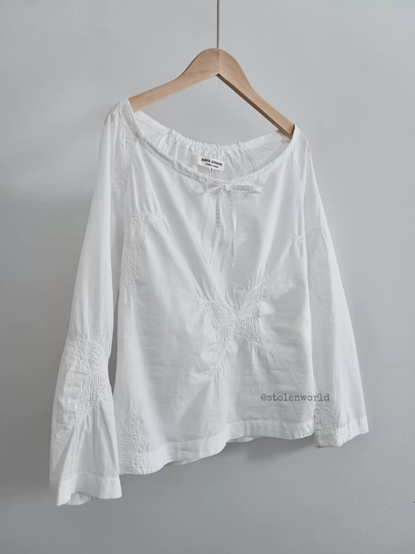 Junya Watanabe Junya Watanabe Butterfly Embroidered Top Size S / US 4 / IT 40 - 3 Thumbnail