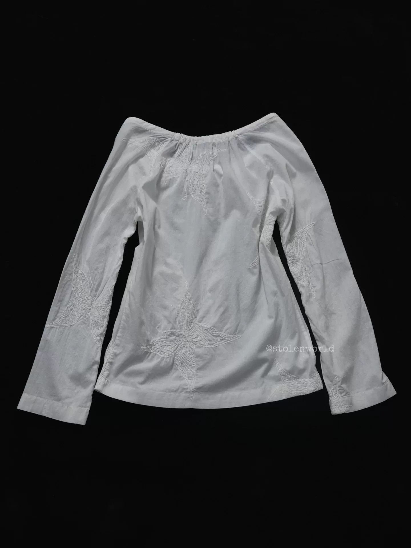 Junya Watanabe Junya Watanabe Butterfly Embroidered Top Size S / US 4 / IT 40 - 7 Thumbnail