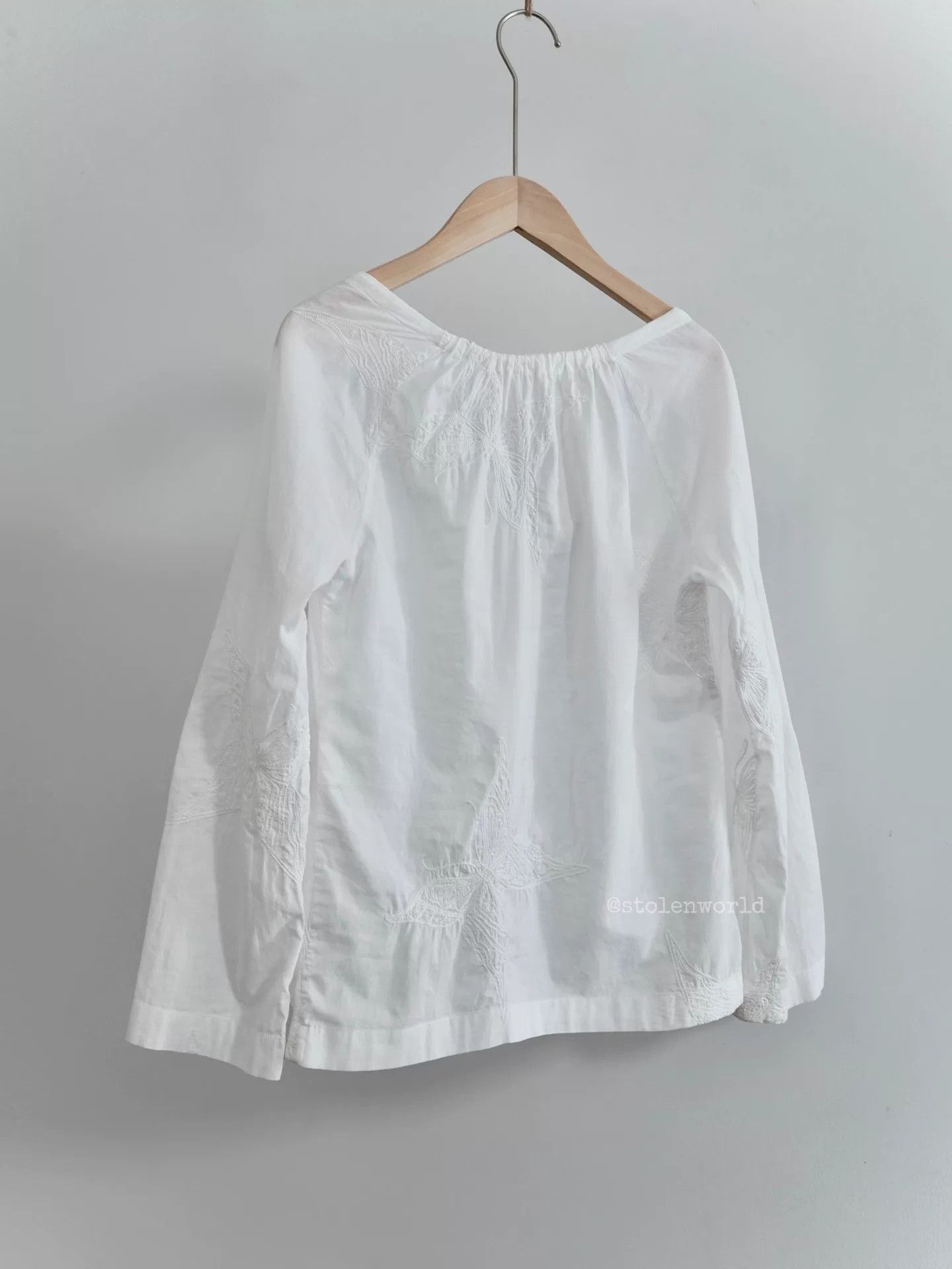 Junya Watanabe Junya Watanabe Butterfly Embroidered Top Size S / US 4 / IT 40 - 4 Thumbnail