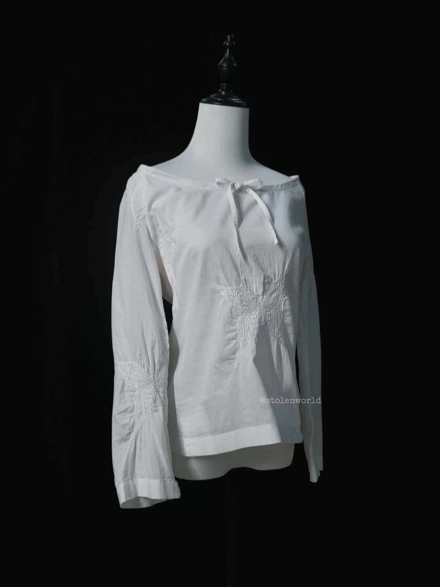 Junya Watanabe Junya Watanabe Butterfly Embroidered Top Size S / US 4 / IT 40 - 5 Thumbnail