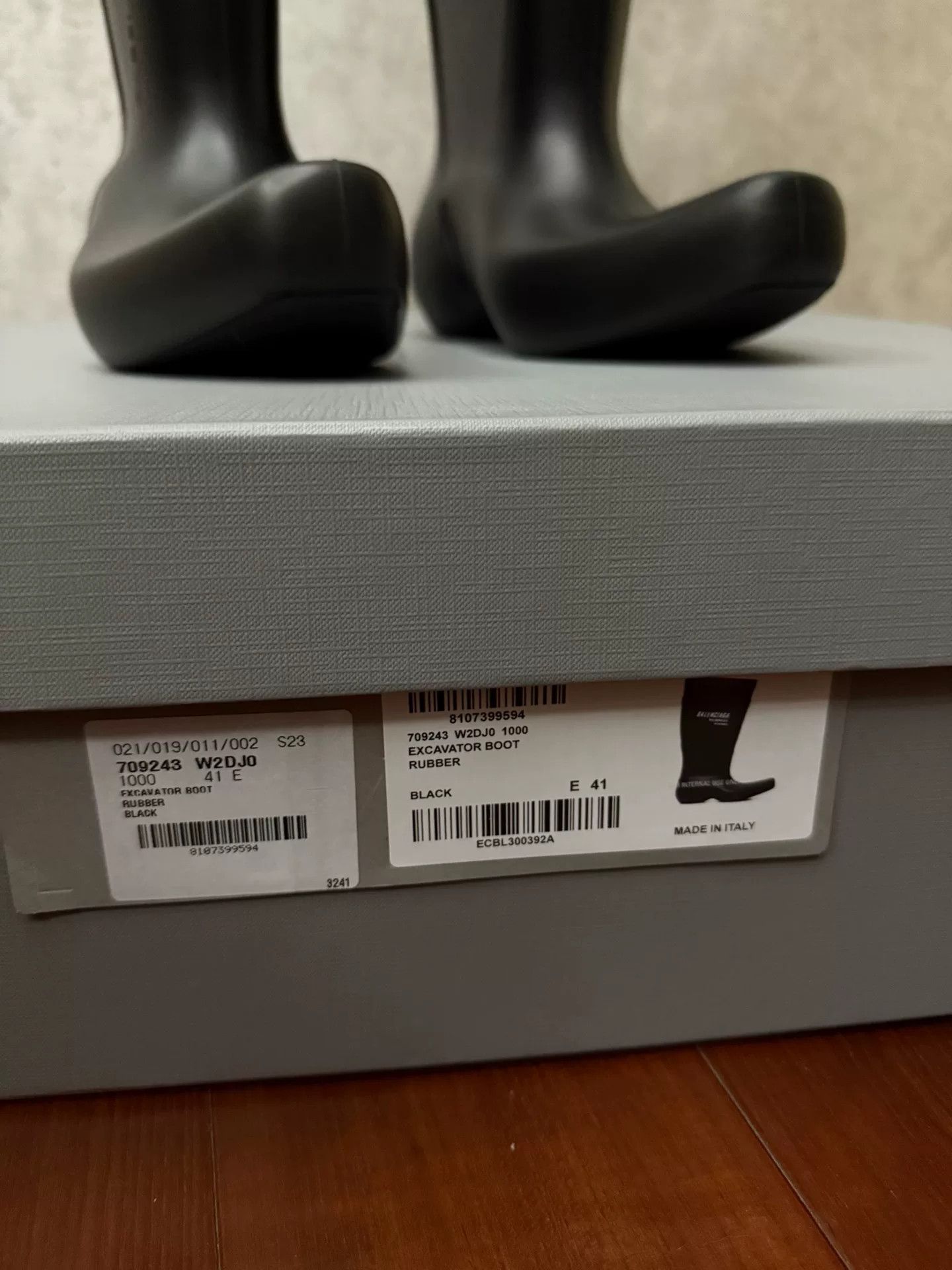 Balenciaga balenciaga rubber high rain boots Size US 8 / EU 41 - 5 Thumbnail