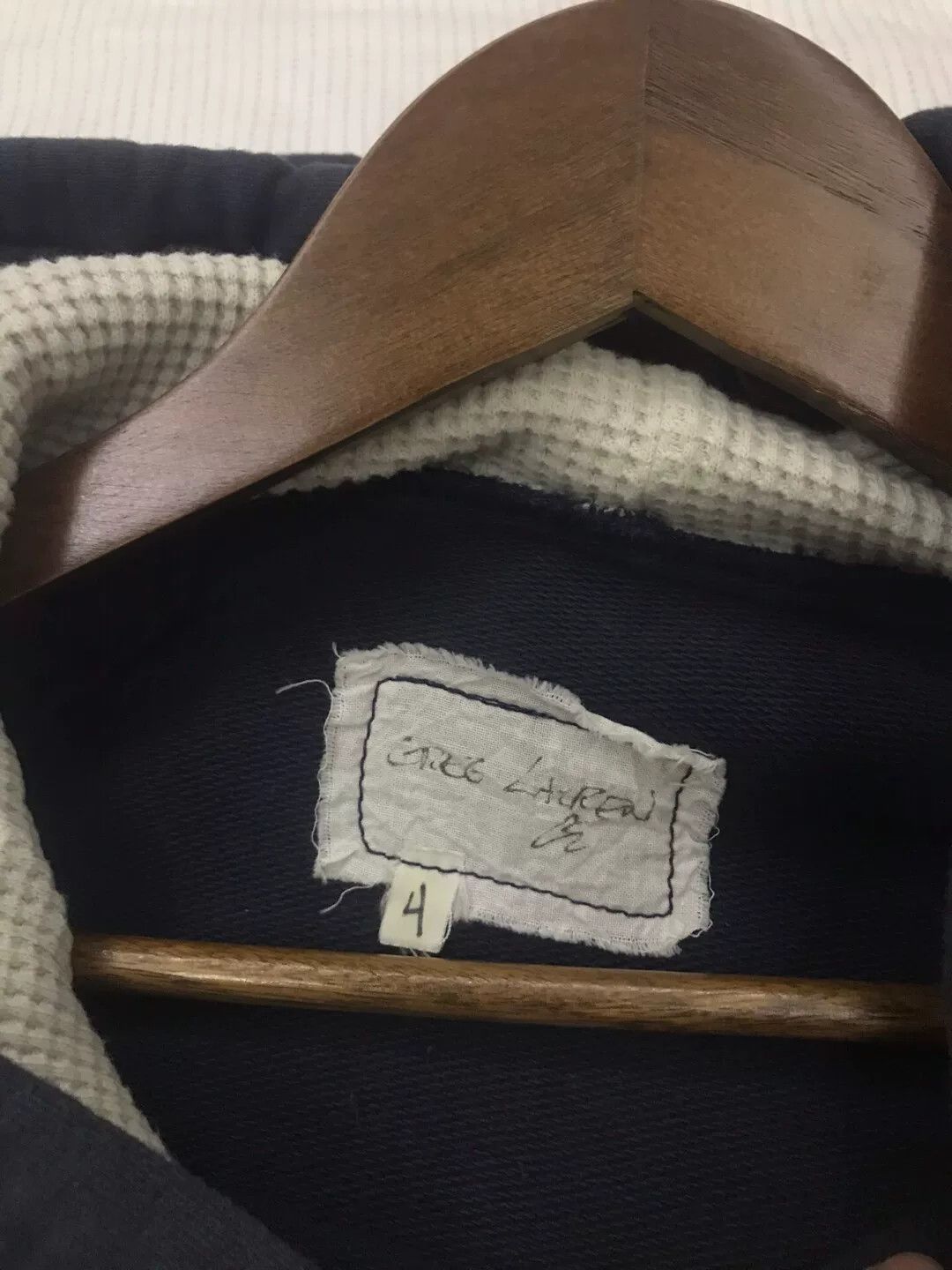 Greg Lauren layered hooded sweatshirt with unique details Size US XL / EU 56 / 4 - 6 Thumbnail