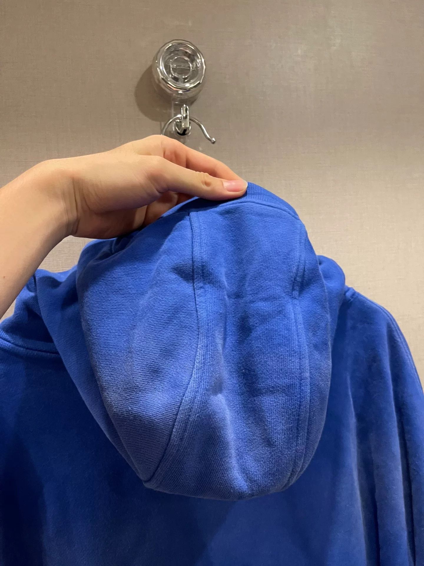 Entire Studios oversized blue zip-up sweatshirt with hood Size US L / EU 52-54 / 3 - 6 Thumbnail
