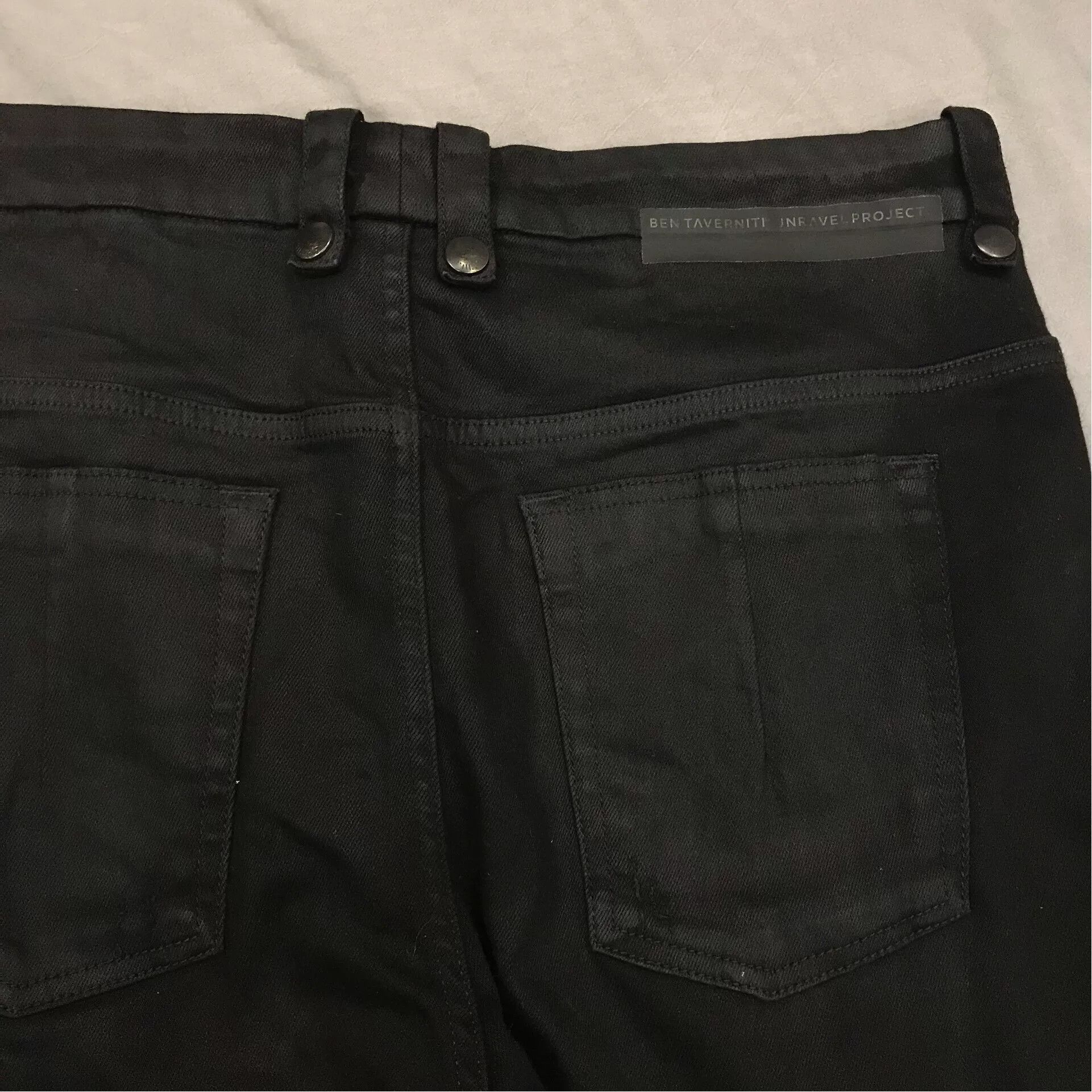 Unravel Project black skinny jeans with detailing Size US 30 / EU 46 - 7 Thumbnail