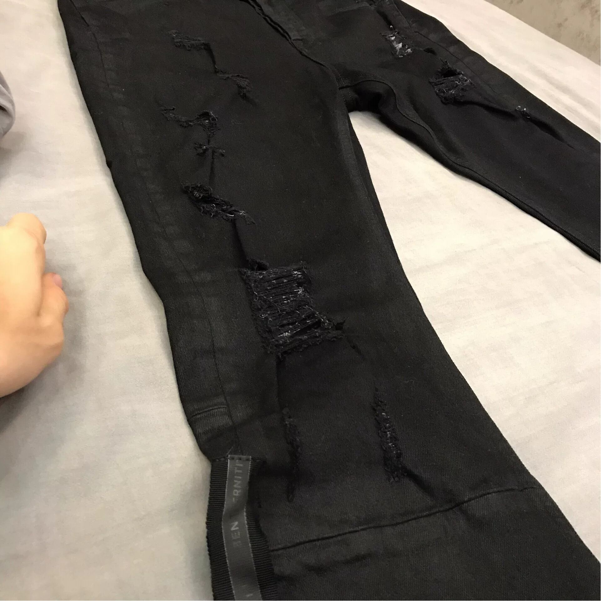 Unravel Project black skinny jeans with detailing Size US 30 / EU 46 - 3 Thumbnail