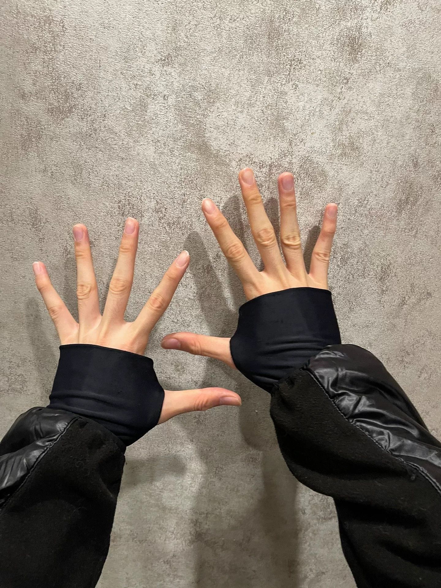 black puffy jacket with hidden pockets