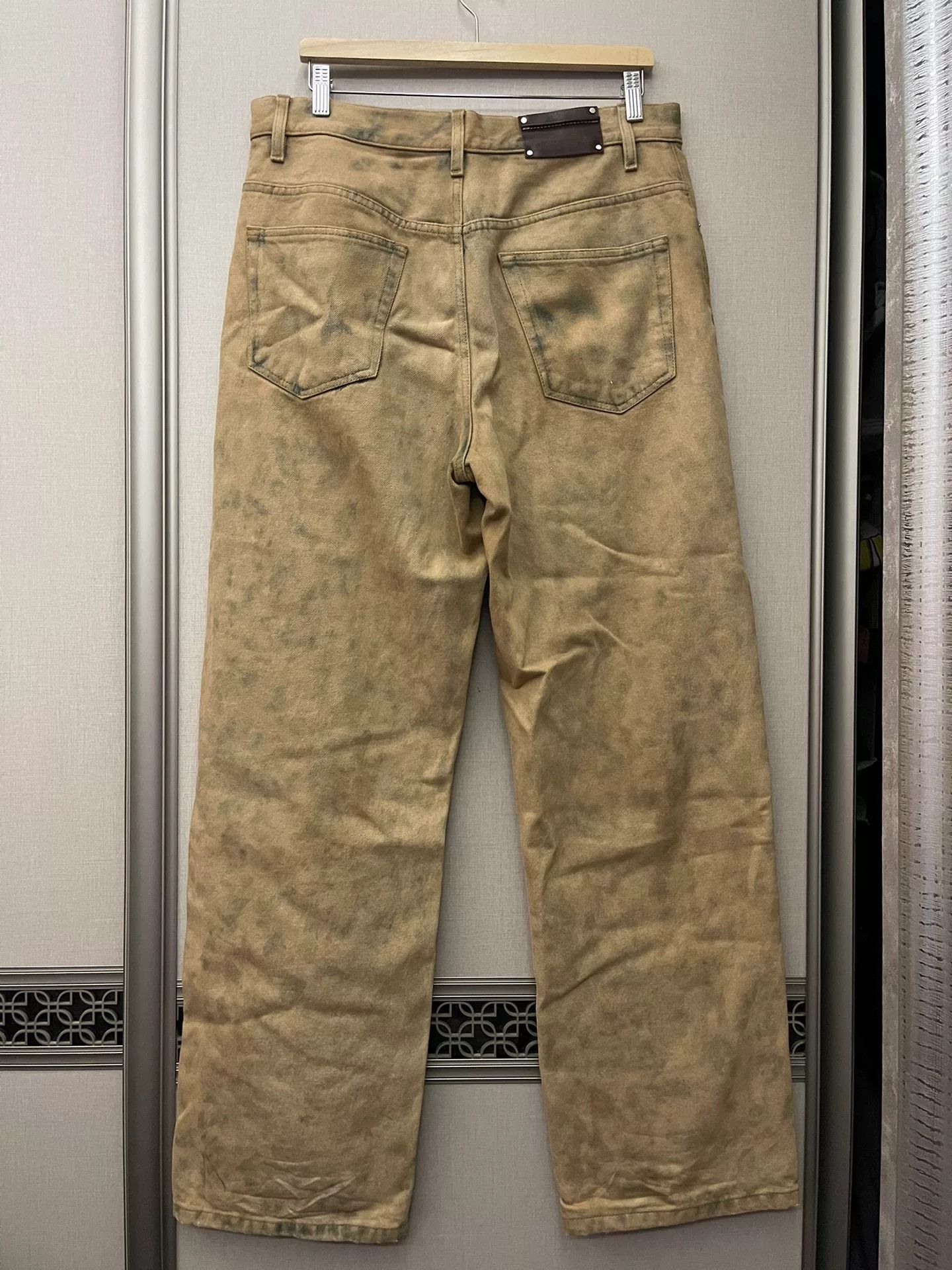 Dries Van Noten unique dyed wide-leg jeans by dries van noten Size US 33 - 3 Thumbnail