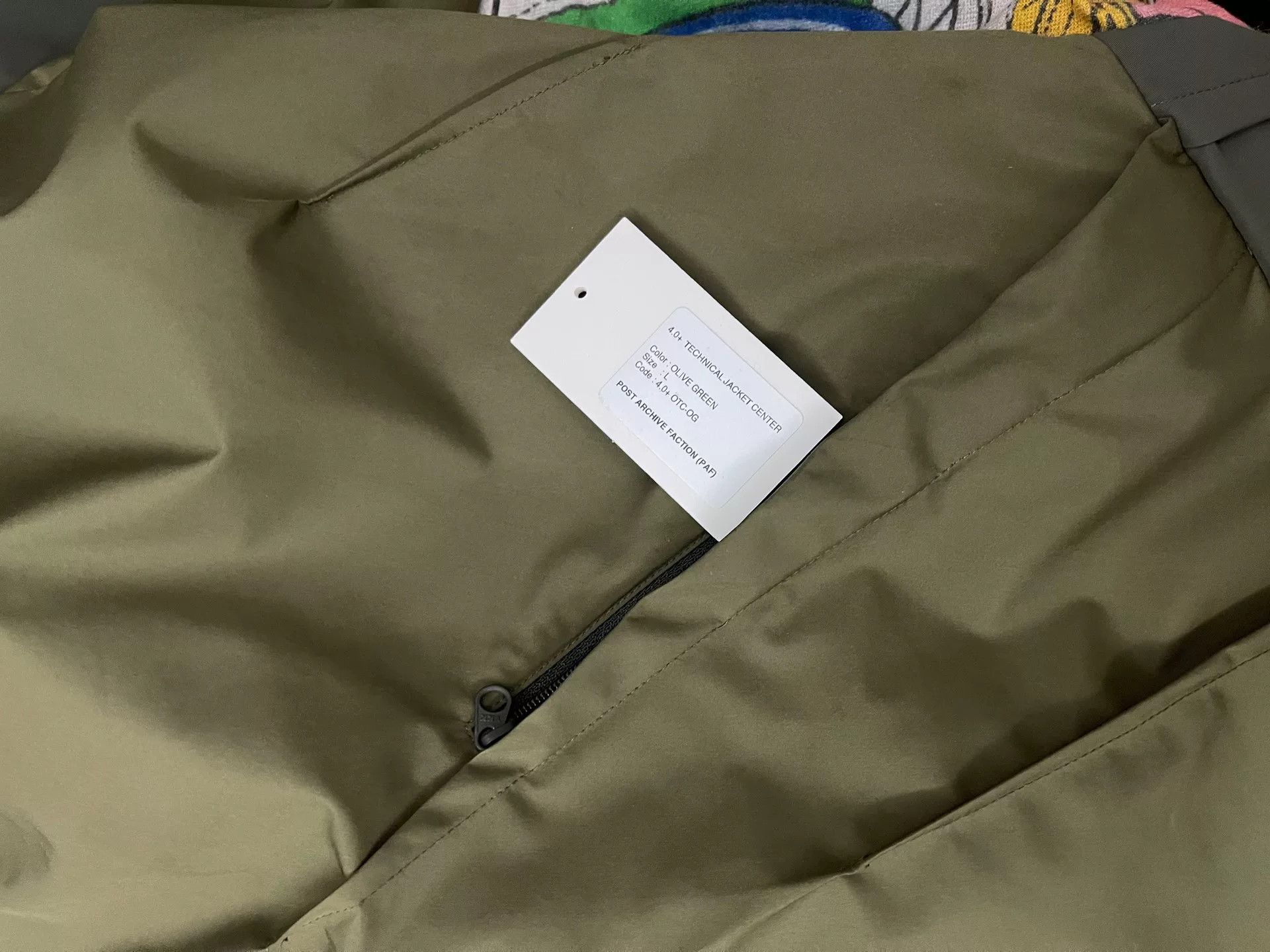 POST ARCHIVE FACTION (PAF) technical green jacket with complex design Size US L / EU 52-54 / 3 - 6 Thumbnail