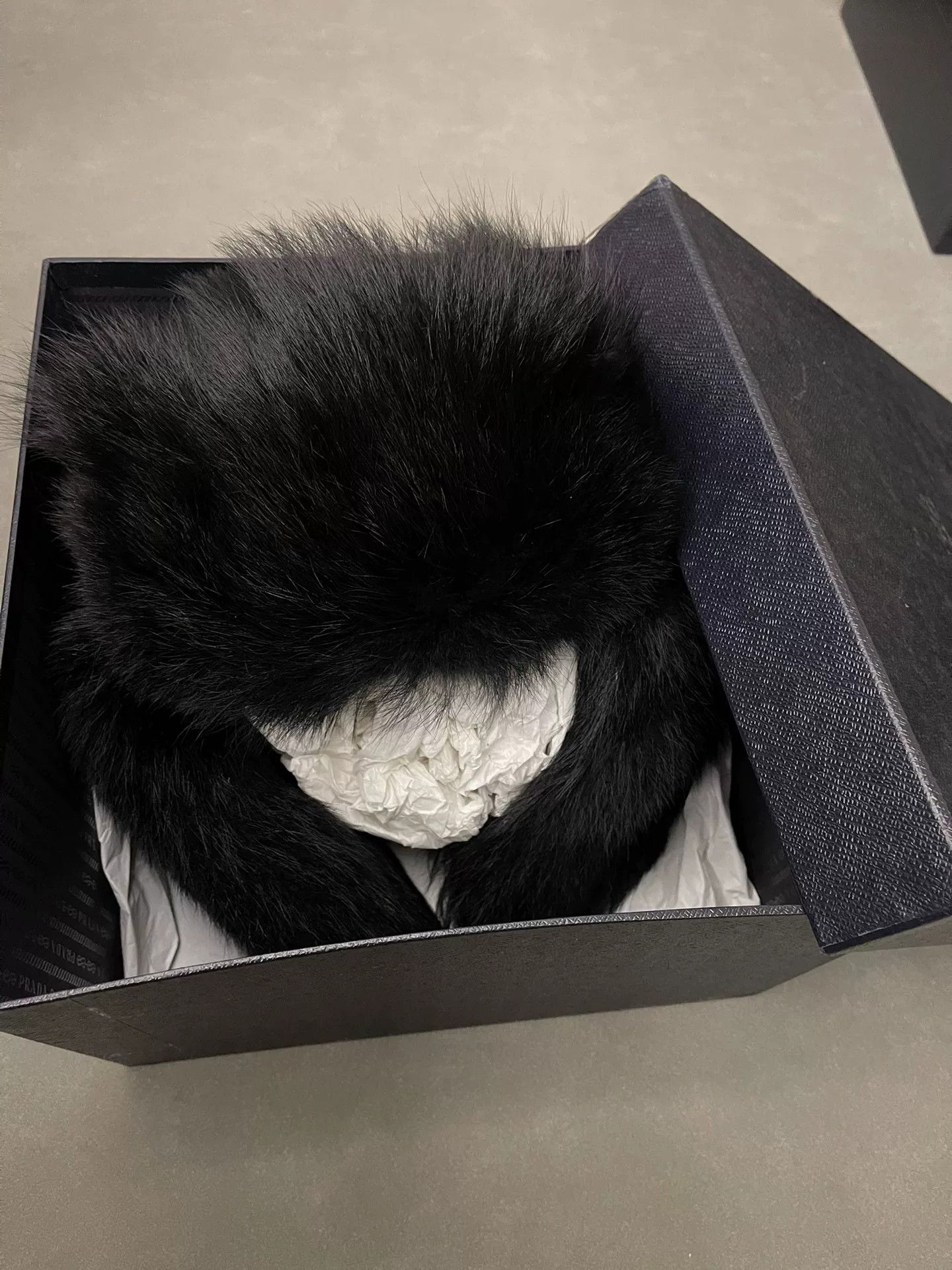 Prada prada black wool aviator hat Size ONE SIZE - 2 Thumbnail