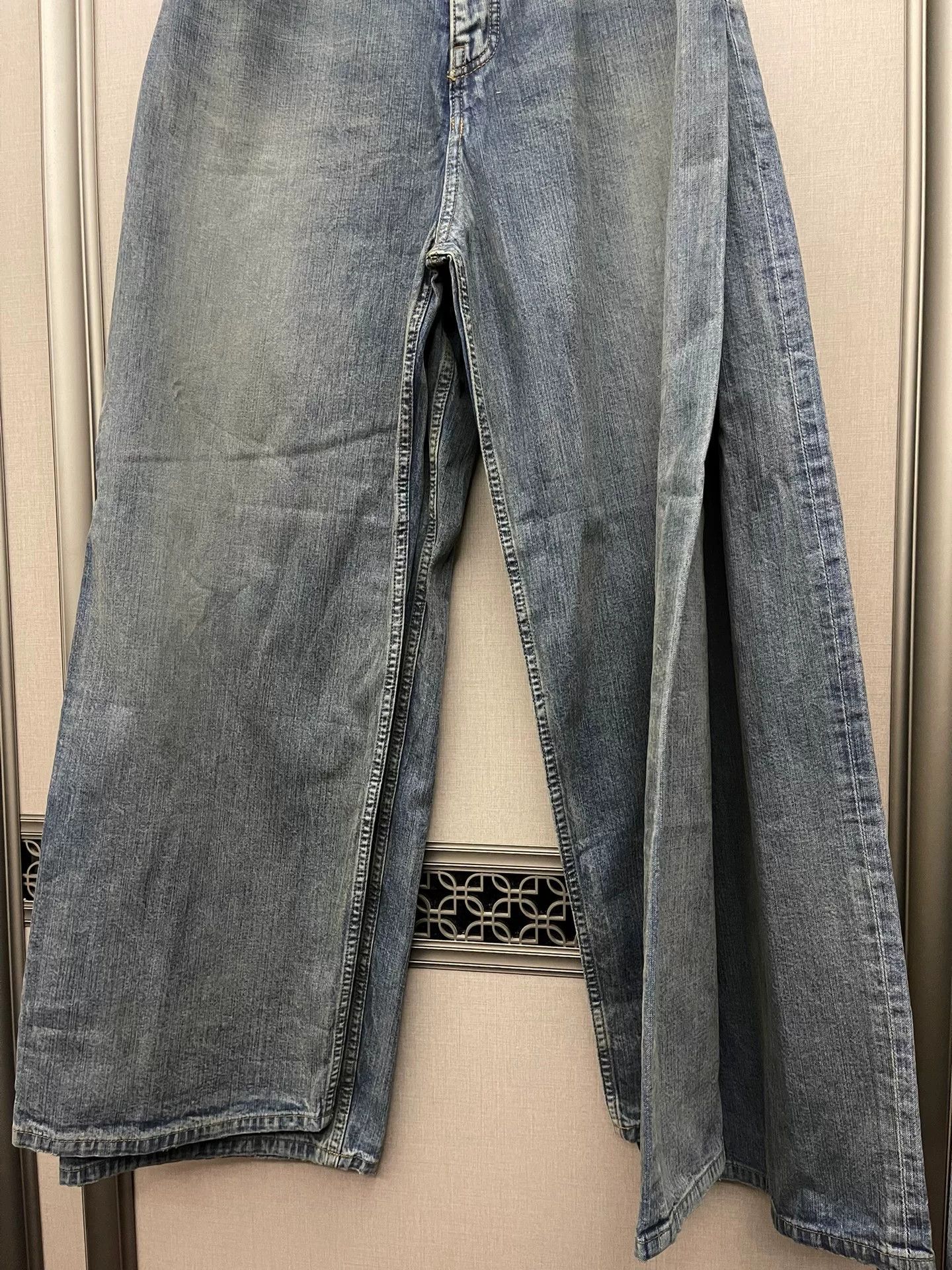 Balenciaga balenciaga baggy wide-leg denim pants Size 22" - 5 Thumbnail