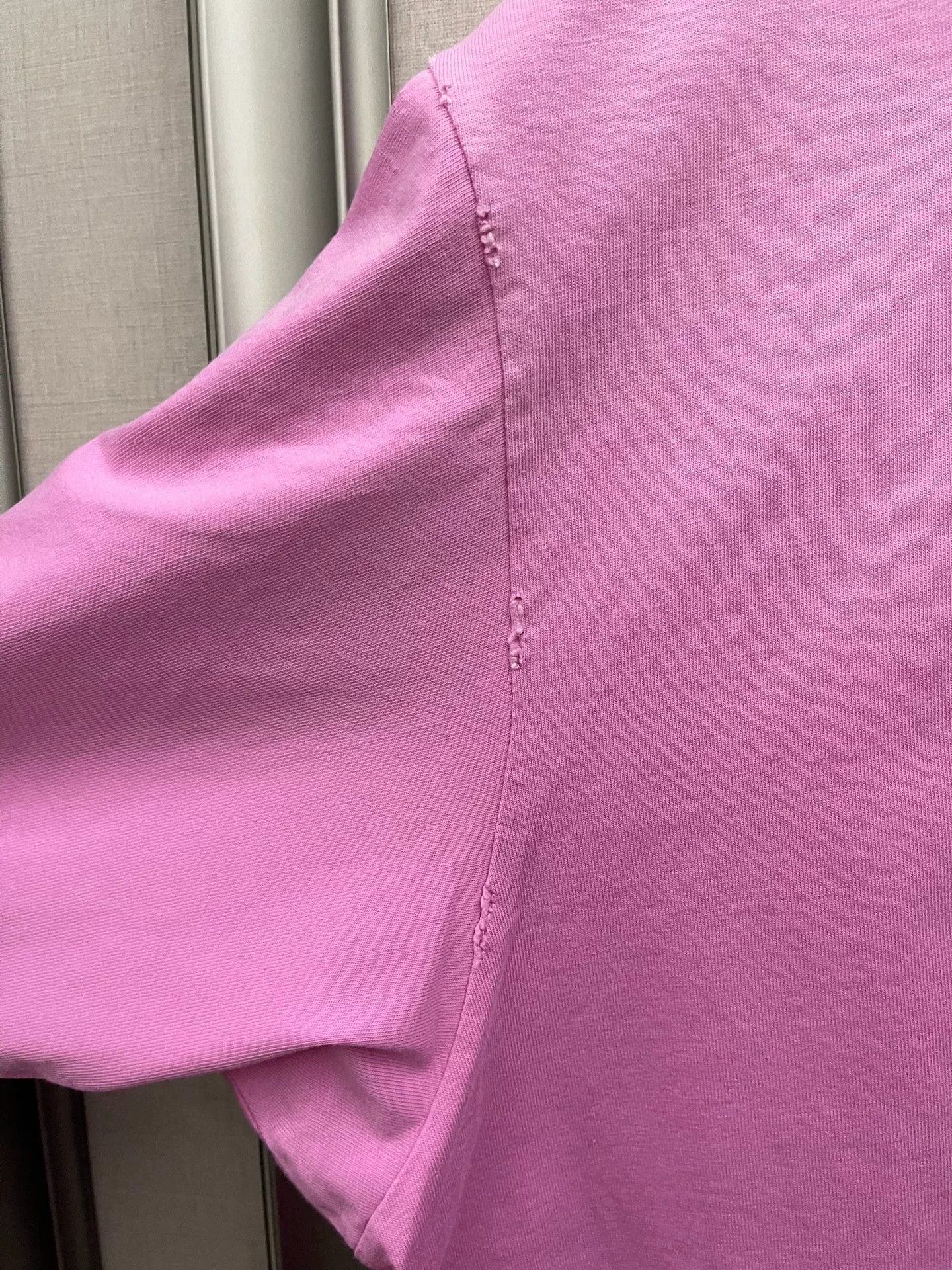 Balenciaga balenciaga pink logo short sleeve t-shirt Size US S / EU 44-46 / 1 - 5 Thumbnail