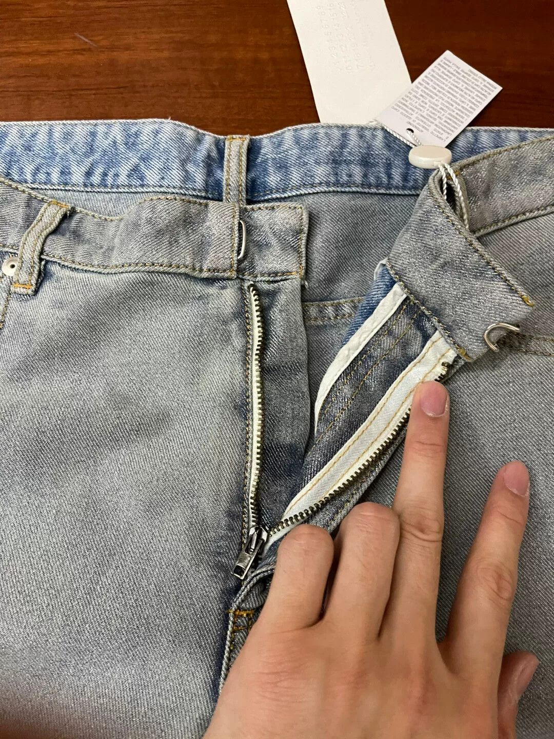 Maison Margiela maison martin margiela deconstructed denim pants Size US 34 / EU 50 - 3 Thumbnail