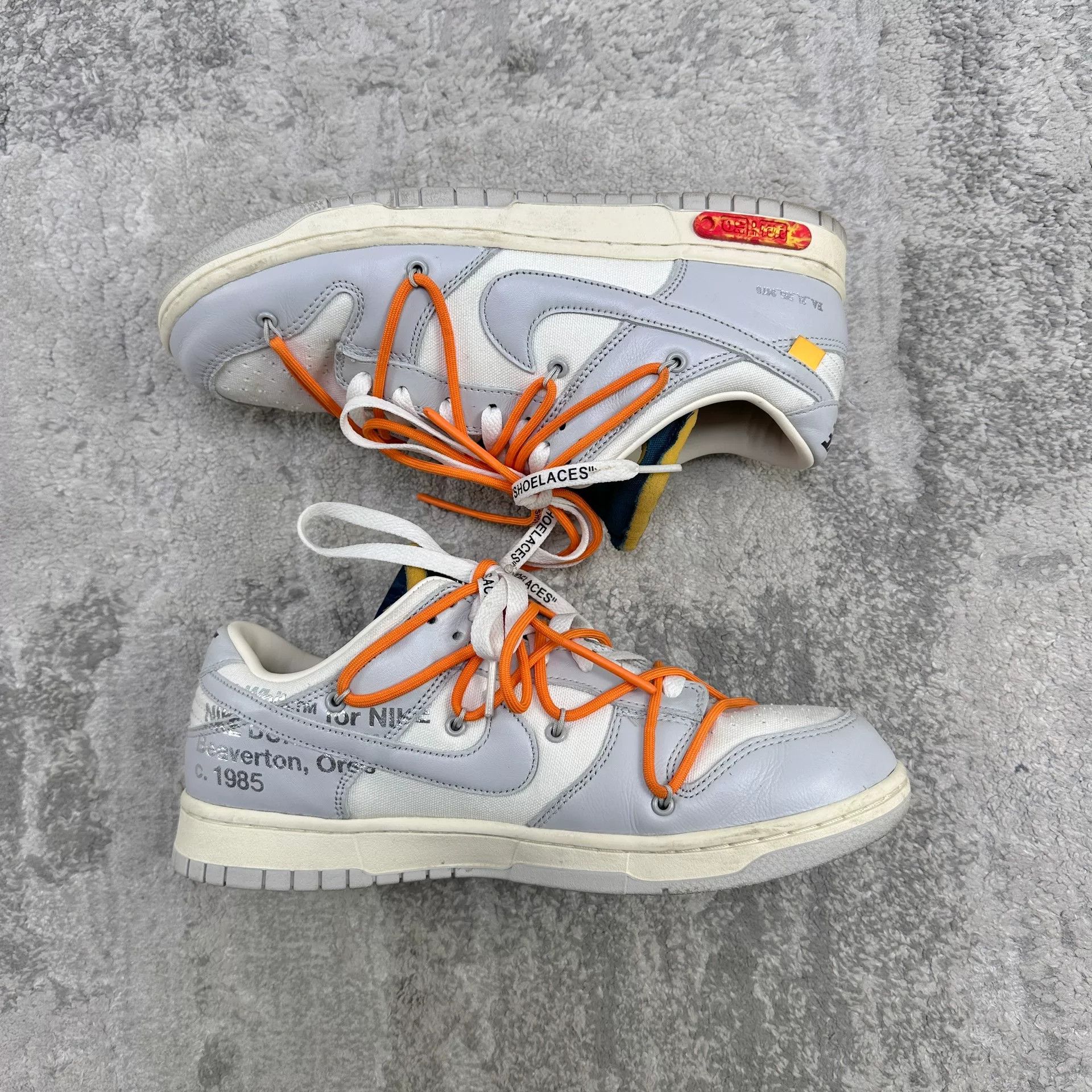 Nike nike dunk x off-white the ten series Size US 10 / EU 43 - 4 Thumbnail