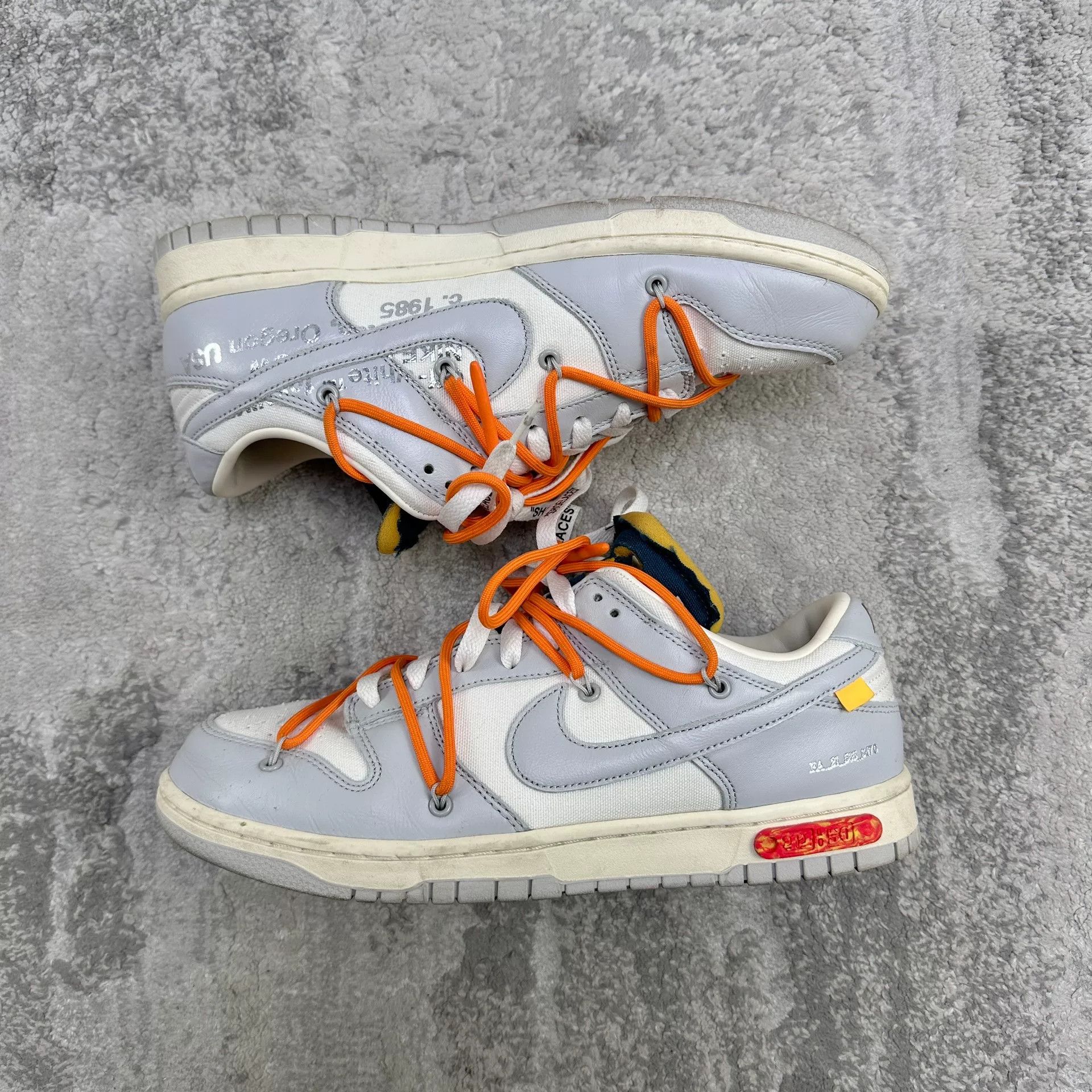 Nike nike dunk x off-white the ten series Size US 10 / EU 43 - 3 Thumbnail