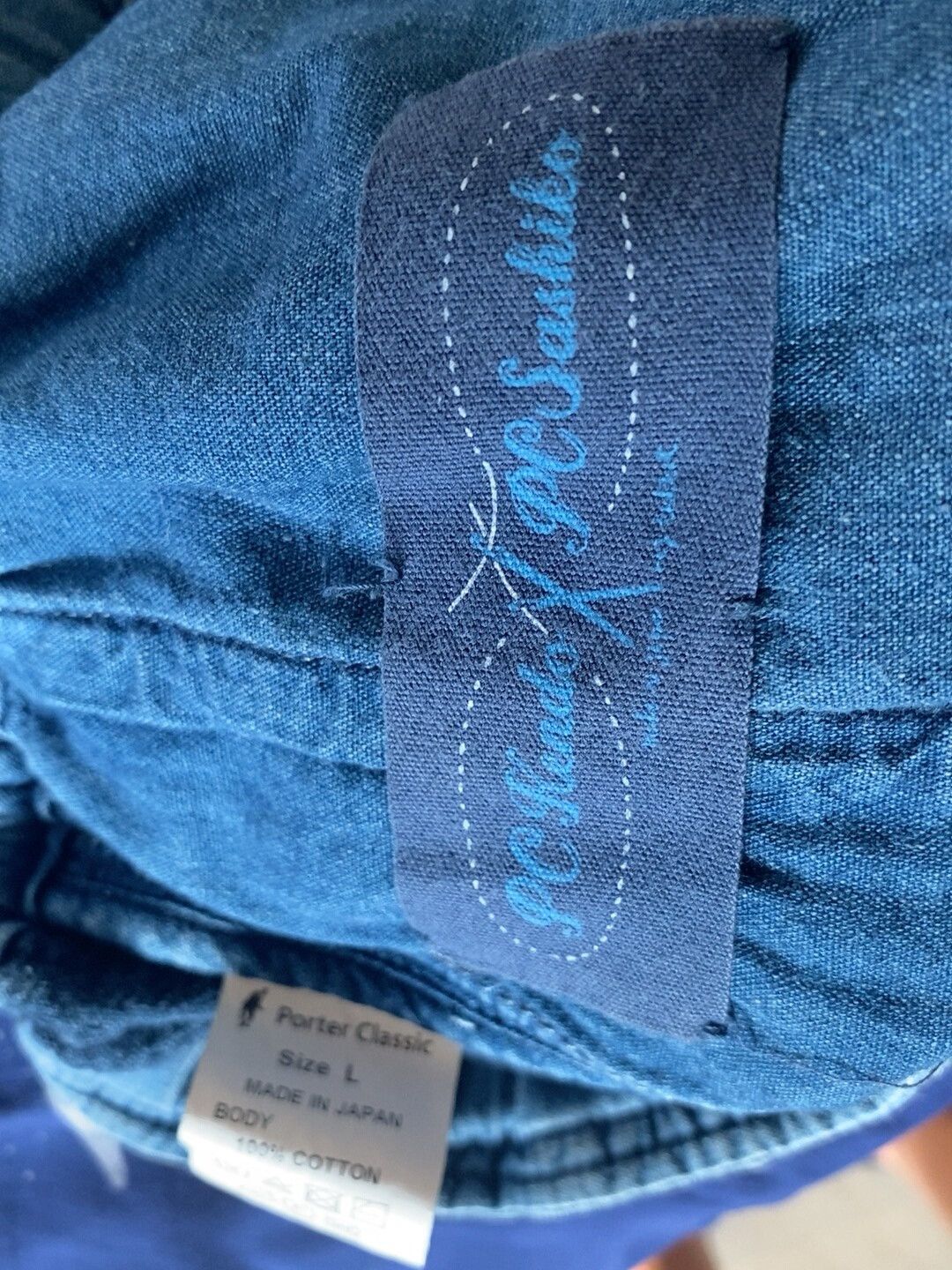 Porter Classic blue porter classic sashiko shorts Size US 36 / EU 52 - 2 Thumbnail