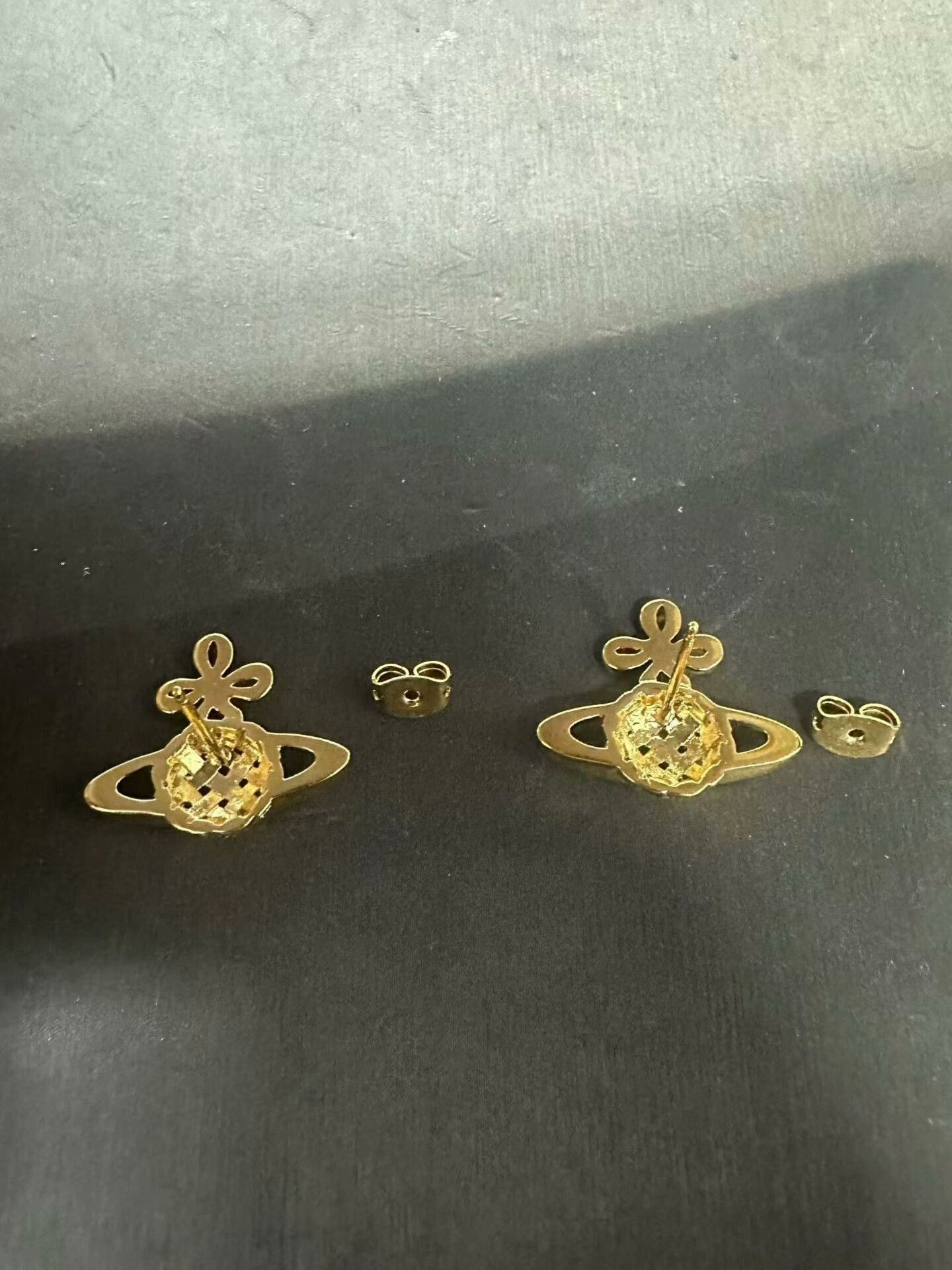 Vivienne Westwood vivienne westwood saturn earrings in gold Size ONE SIZE - 2 Thumbnail