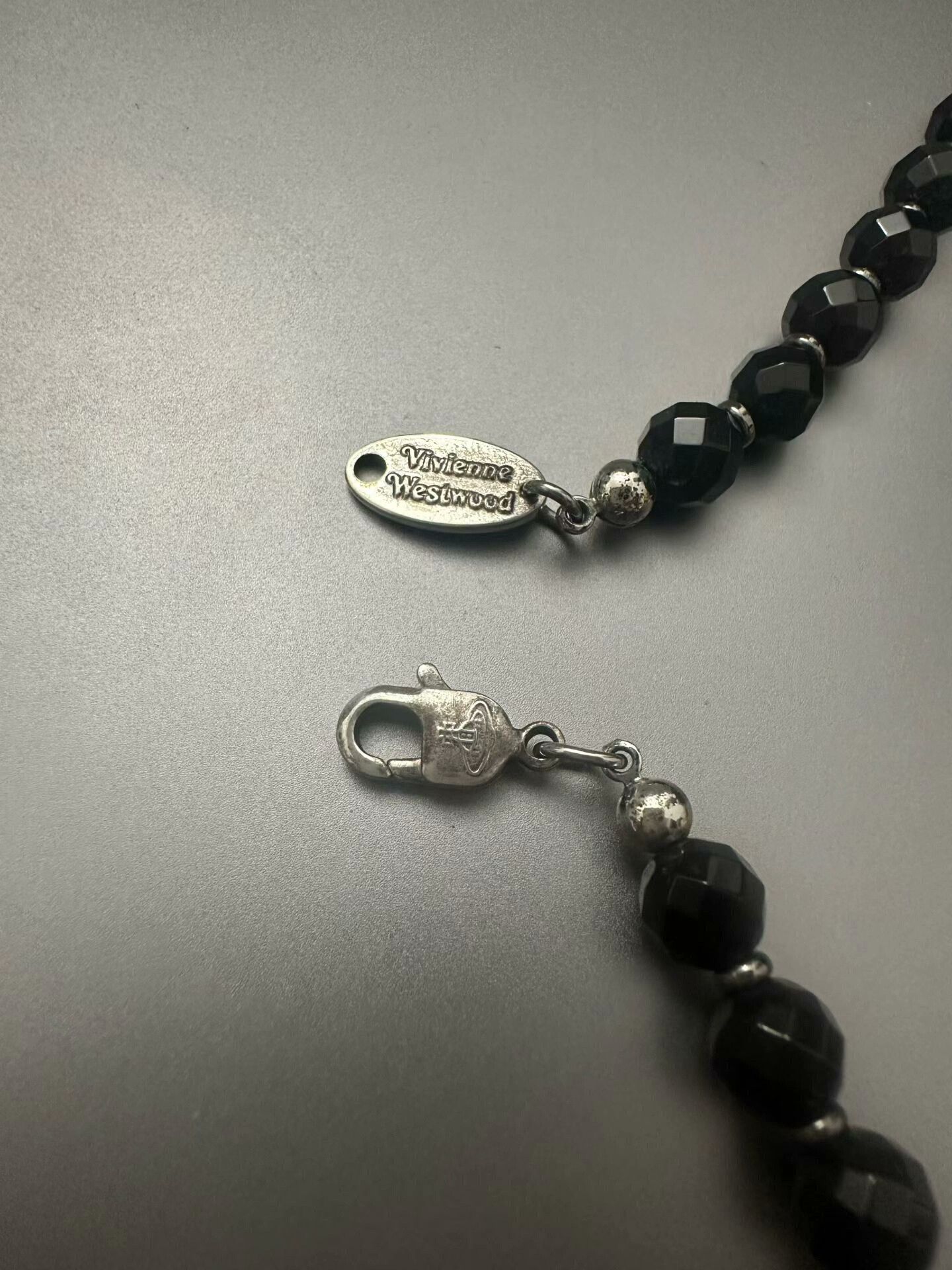 Vivienne Westwood vivienne westwood black onyx saturn necklace Size ONE SIZE - 2 Thumbnail