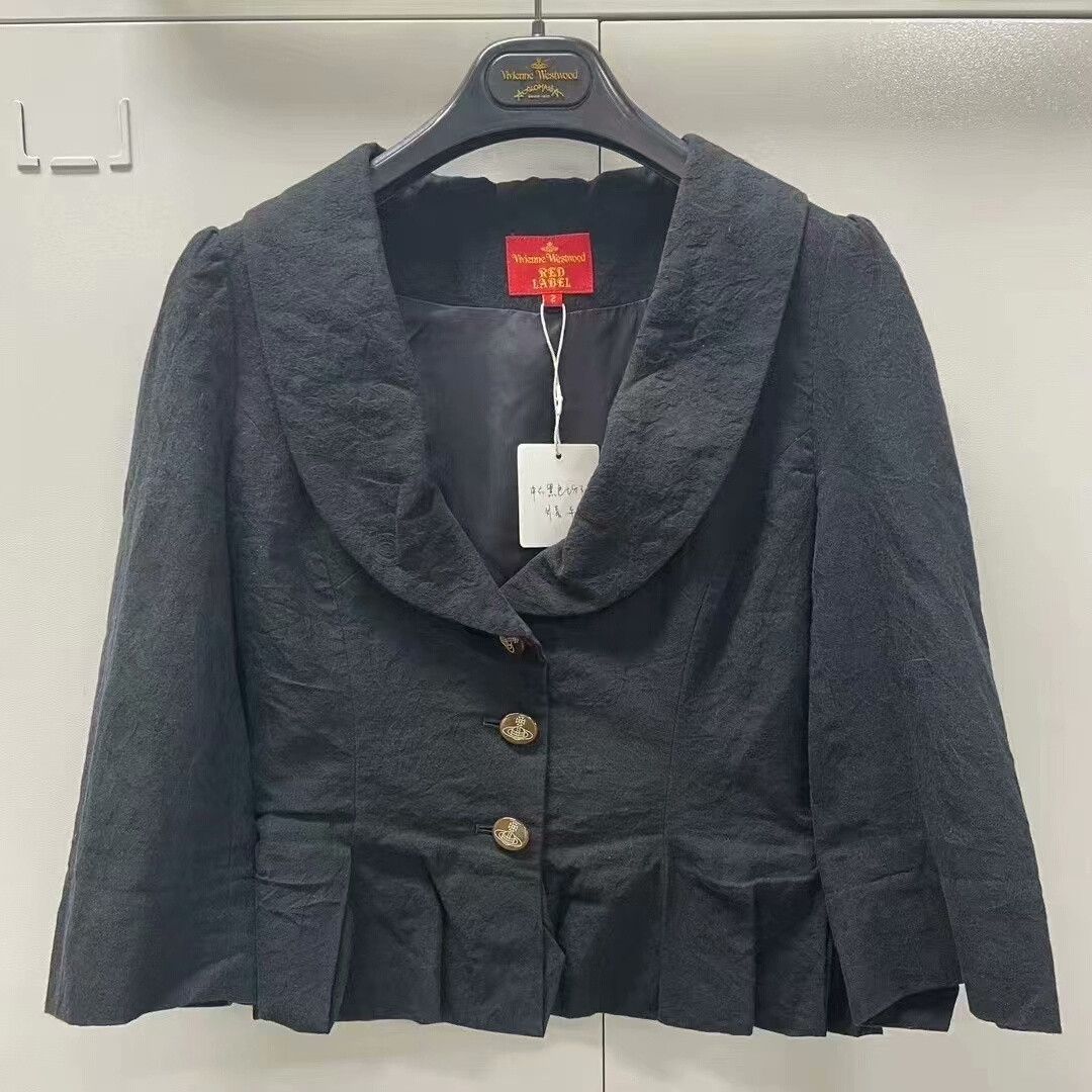 Vivienne Westwood vivienne westwood black short blazer jacket Size S / US 4 / IT 40 - 4 Thumbnail