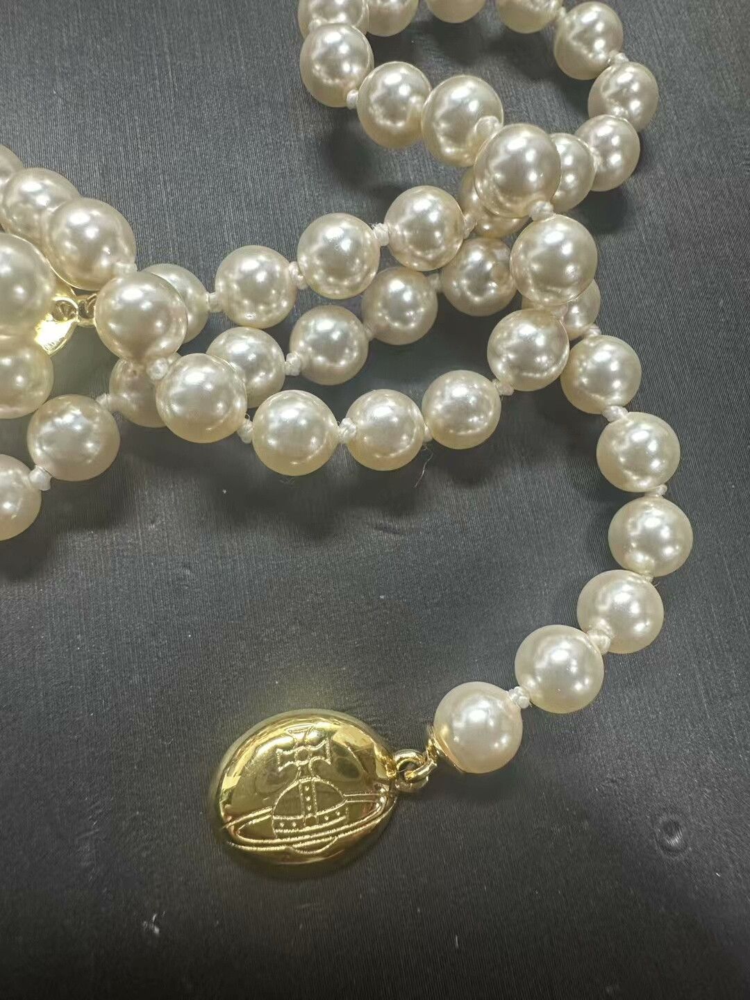 Vivienne Westwood vivienne westwood pearl necklace with enamel clasp Size ONE SIZE - 5 Thumbnail