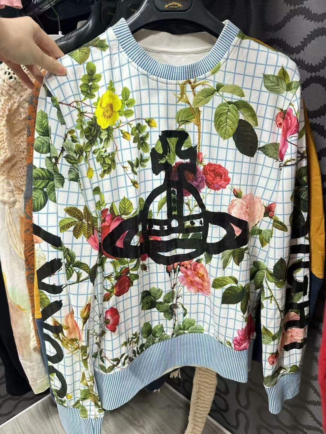 Vivienne Westwood vivienne westwood floral sweatshirt with saturn design Size M / US 6-8 / IT 42-44 - 3 Thumbnail