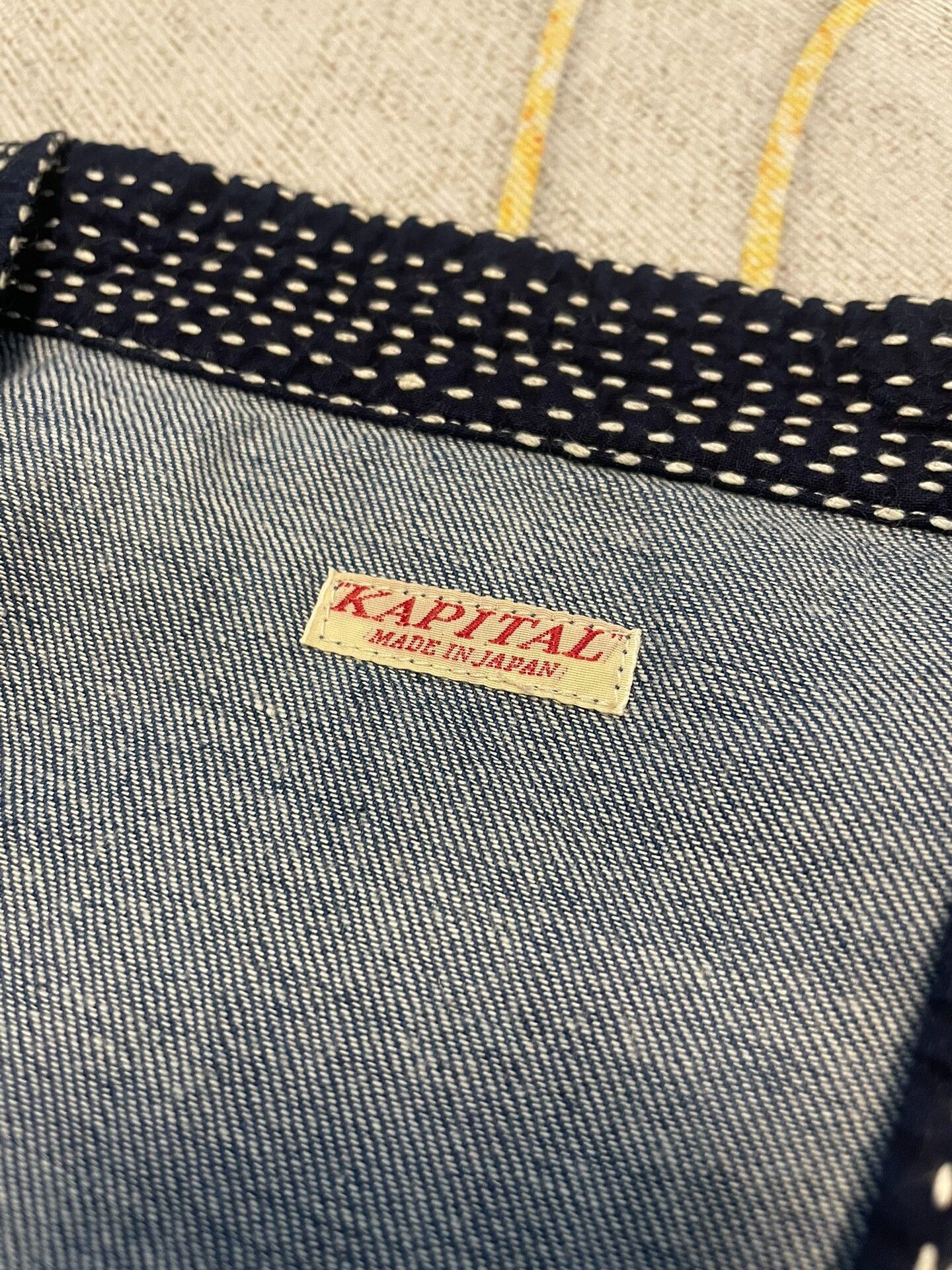 Kapital Kapital Denim Short Sleeve Top with Blue Dye Size US L / EU 52-54 / 3 - 3 Thumbnail