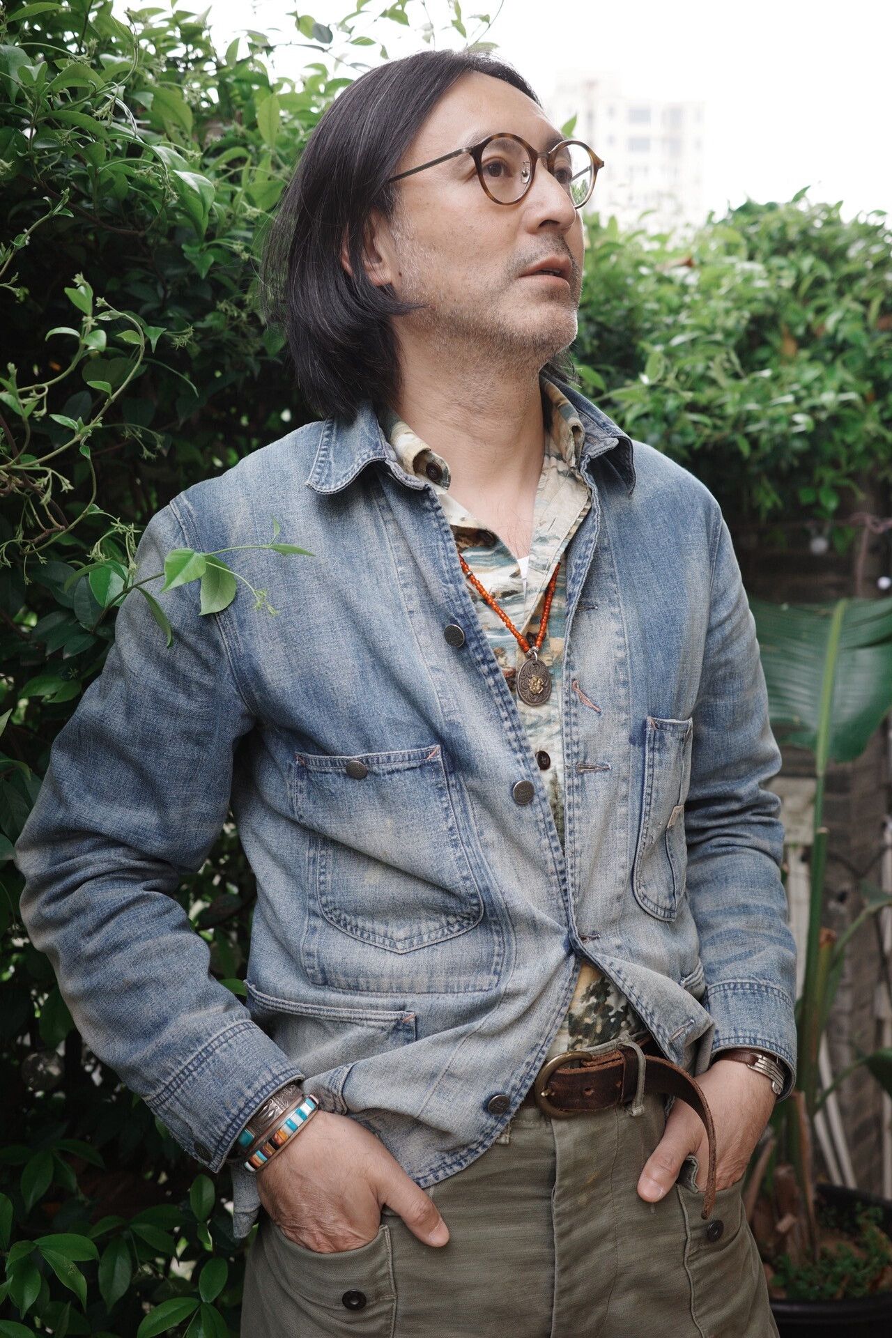 RRL Ralph Lauren 1940s Double RL RRL Denim Jacket Size US XL / EU 56 / 4 - 4 Thumbnail