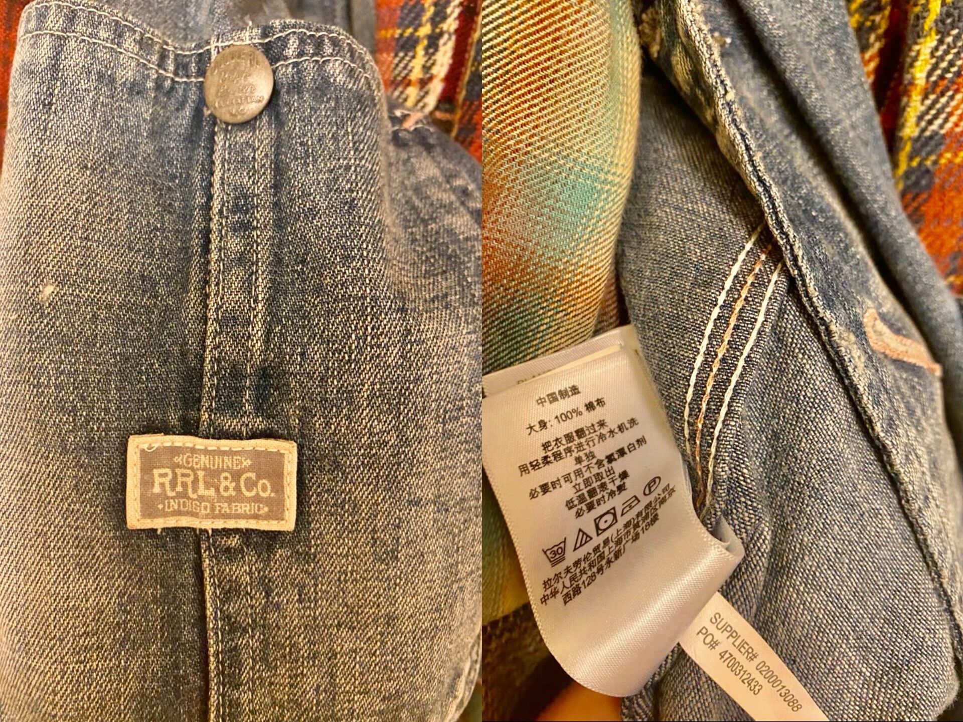 RRL Ralph Lauren 1940s Double RL RRL Denim Jacket Size US XL / EU 56 / 4 - 9 Thumbnail