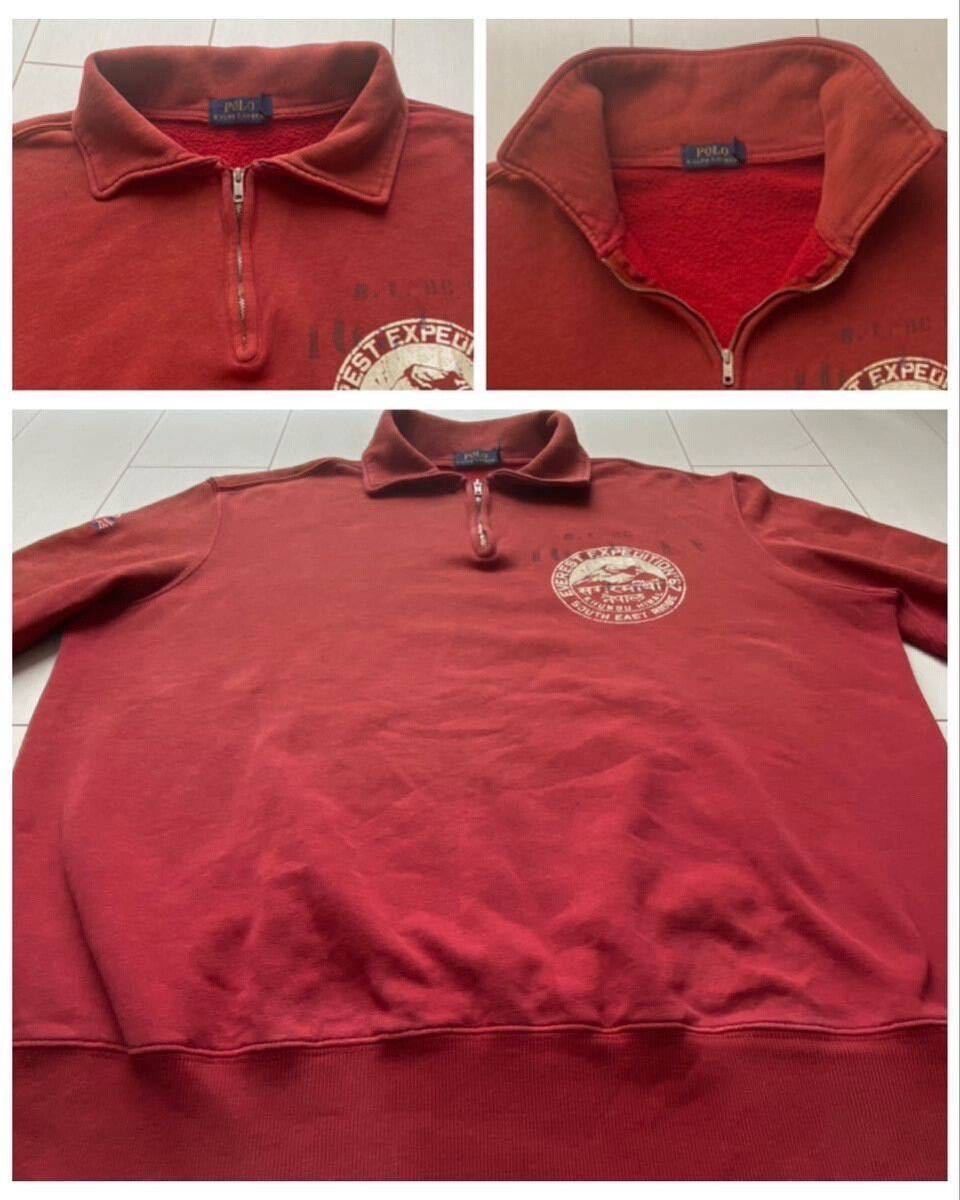 Polo Ralph Lauren red polo ralph lauren zip-up sweatshirt Size US M / EU 48-50 / 2 - 7 Thumbnail
