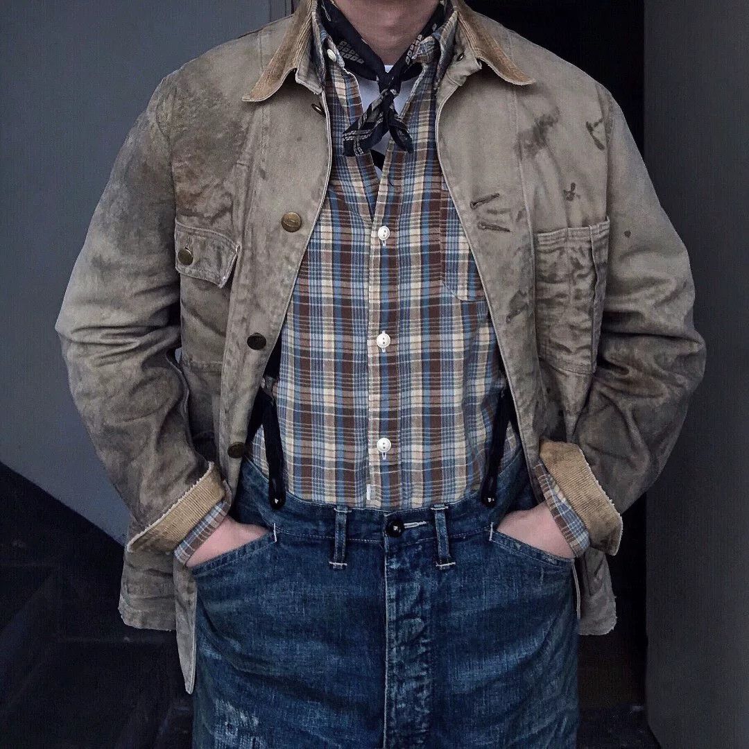 RRL Ralph Lauren vintage rrl plaid work shirt from 1920s Size US L / EU 52-54 / 3 - 2 Thumbnail