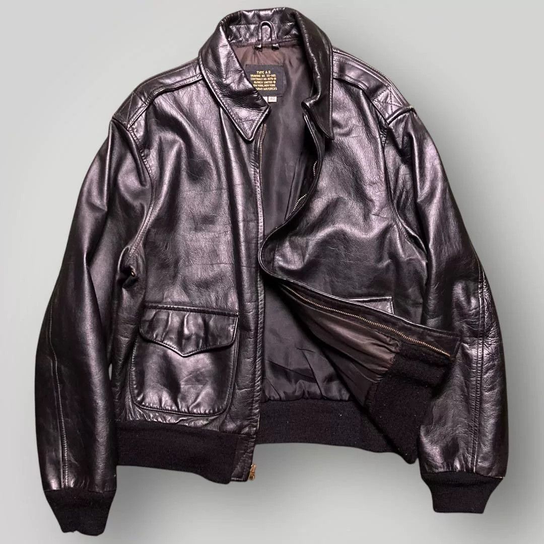 Avirex vintage a-2 genuine horse hide jacket Size US L / EU 52-54 / 3 - 6 Thumbnail