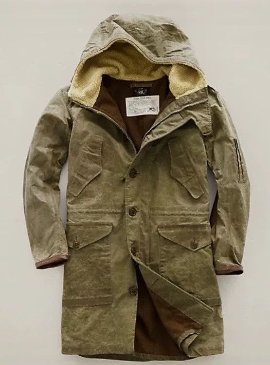 RRL Ralph Lauren mccarthy oil cotton m47 jacket parka Size US M / EU 48-50 / 2 - 9 Thumbnail