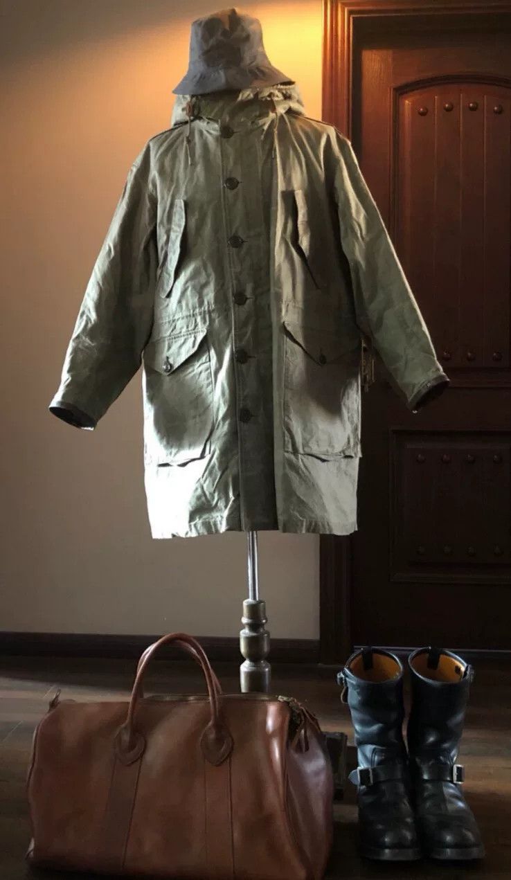 RRL Ralph Lauren mccarthy oil cotton m47 jacket parka Size US M / EU 48-50 / 2 - 6 Thumbnail