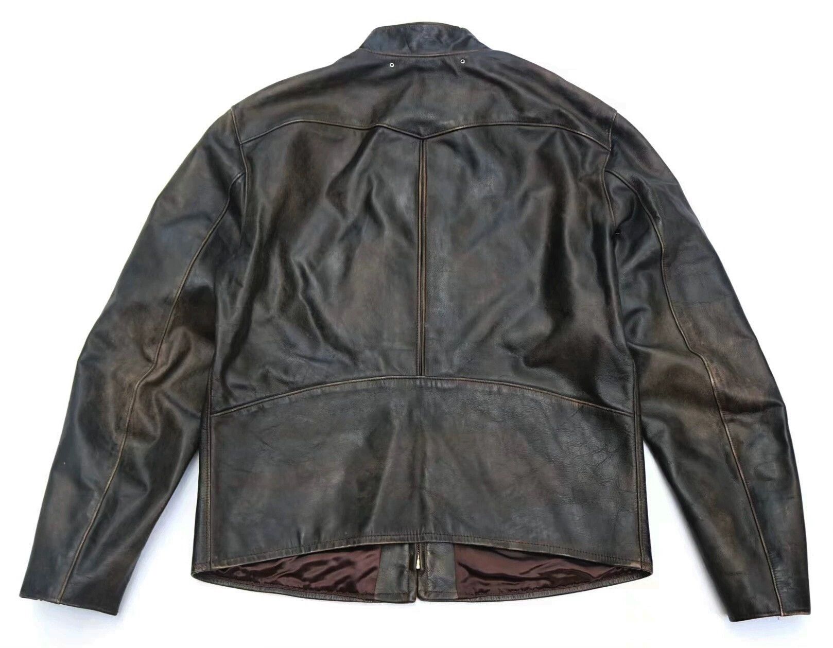 RRL Ralph Lauren vintage Ralph Lauren leather motorcycle jacket Size US M / EU 48-50 / 2 - 3 Thumbnail