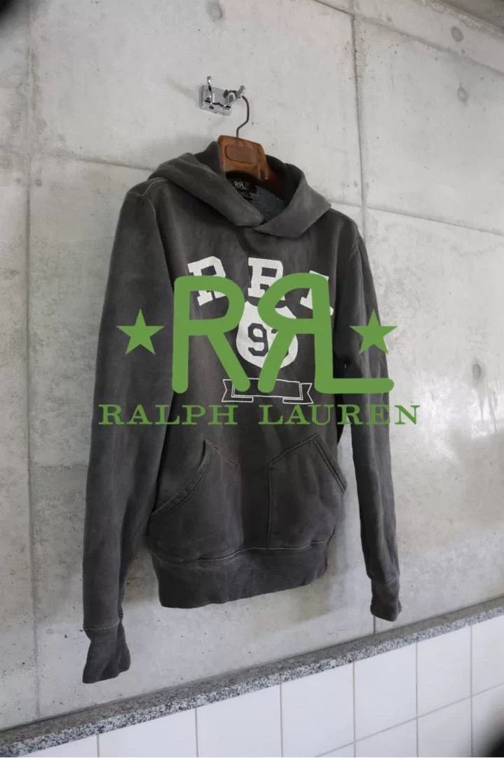 RRL Ralph Lauren vintage rrl 93 shield graphic hoodie Size US M / EU 48-50 / 2 - 5 Thumbnail