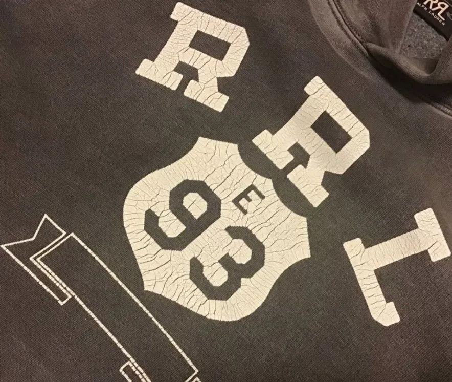 RRL Ralph Lauren vintage rrl 93 shield graphic hoodie Size US M / EU 48-50 / 2 - 4 Thumbnail