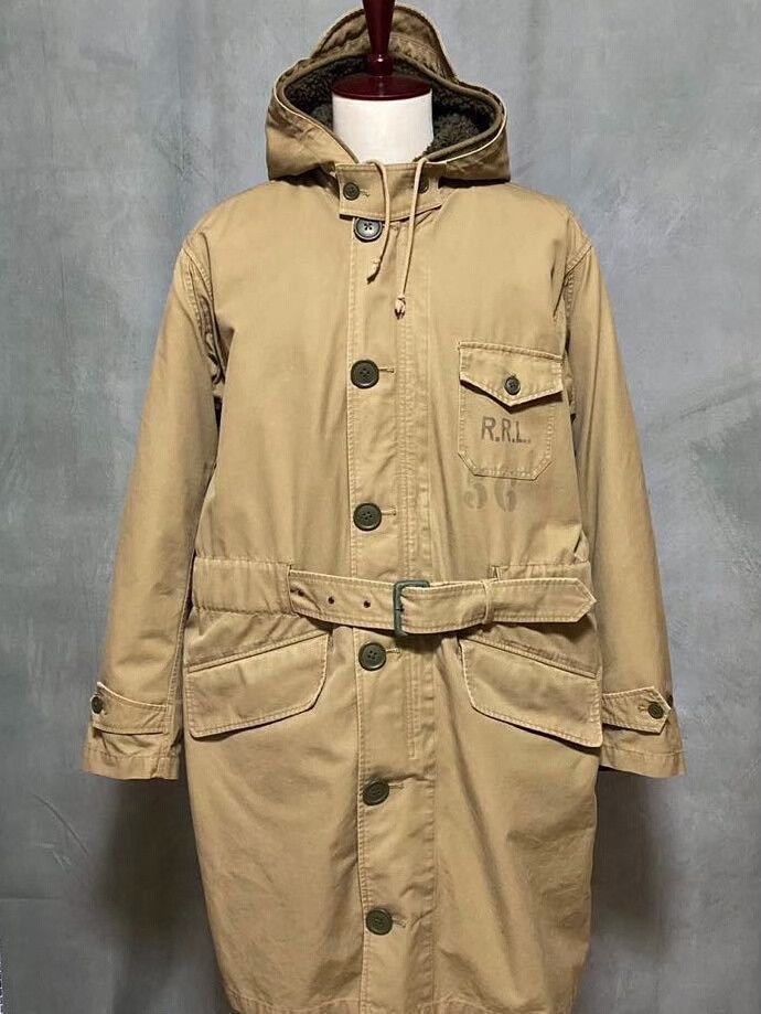 RRL Ralph Lauren 1940s Military Deck Coat Jacket Parka Size US M / EU 48-50 / 2 - 2 Thumbnail