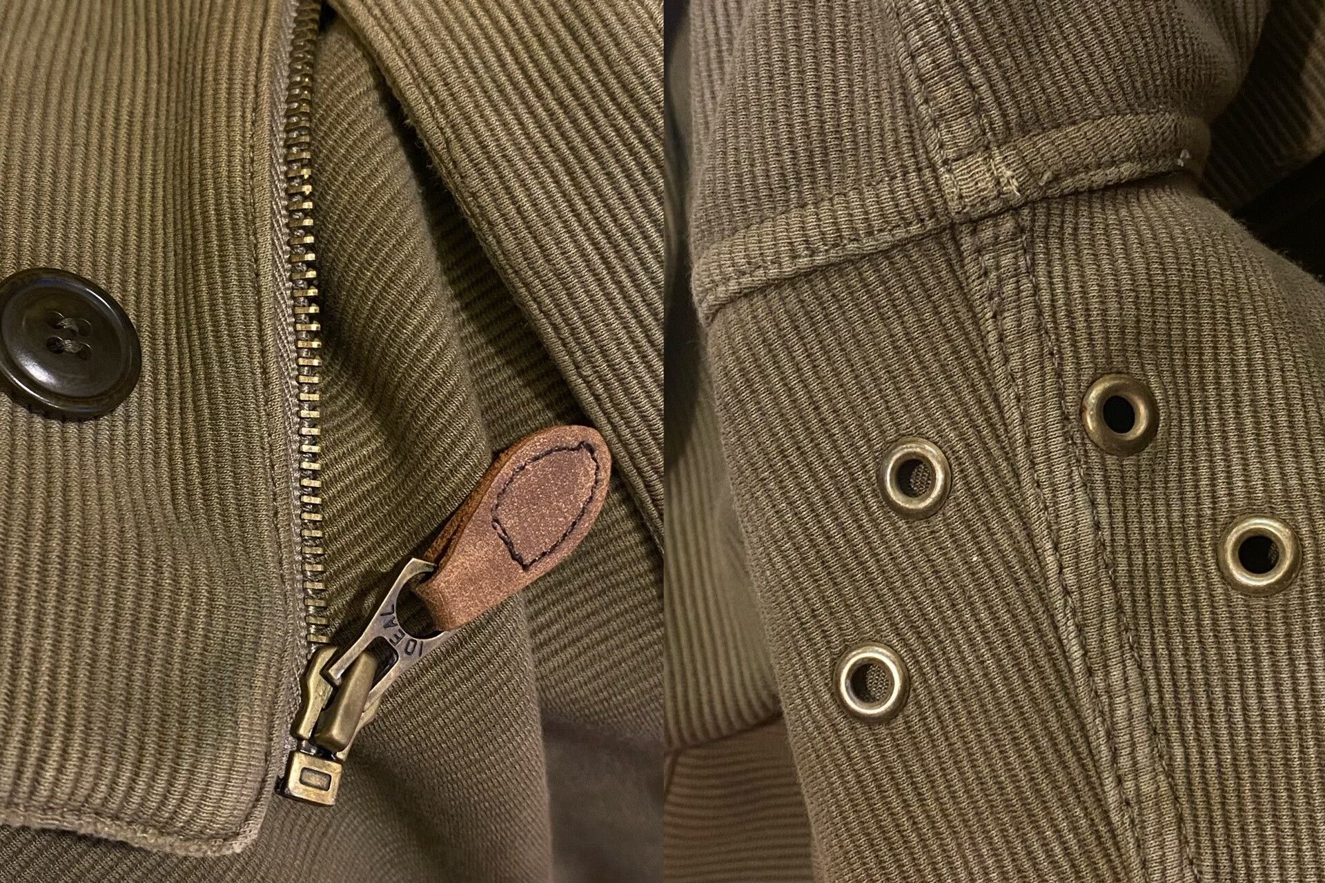 RRL Ralph Lauren rrl wool fur collar military corduroy jacket Size US M / EU 48-50 / 2 - 8 Thumbnail