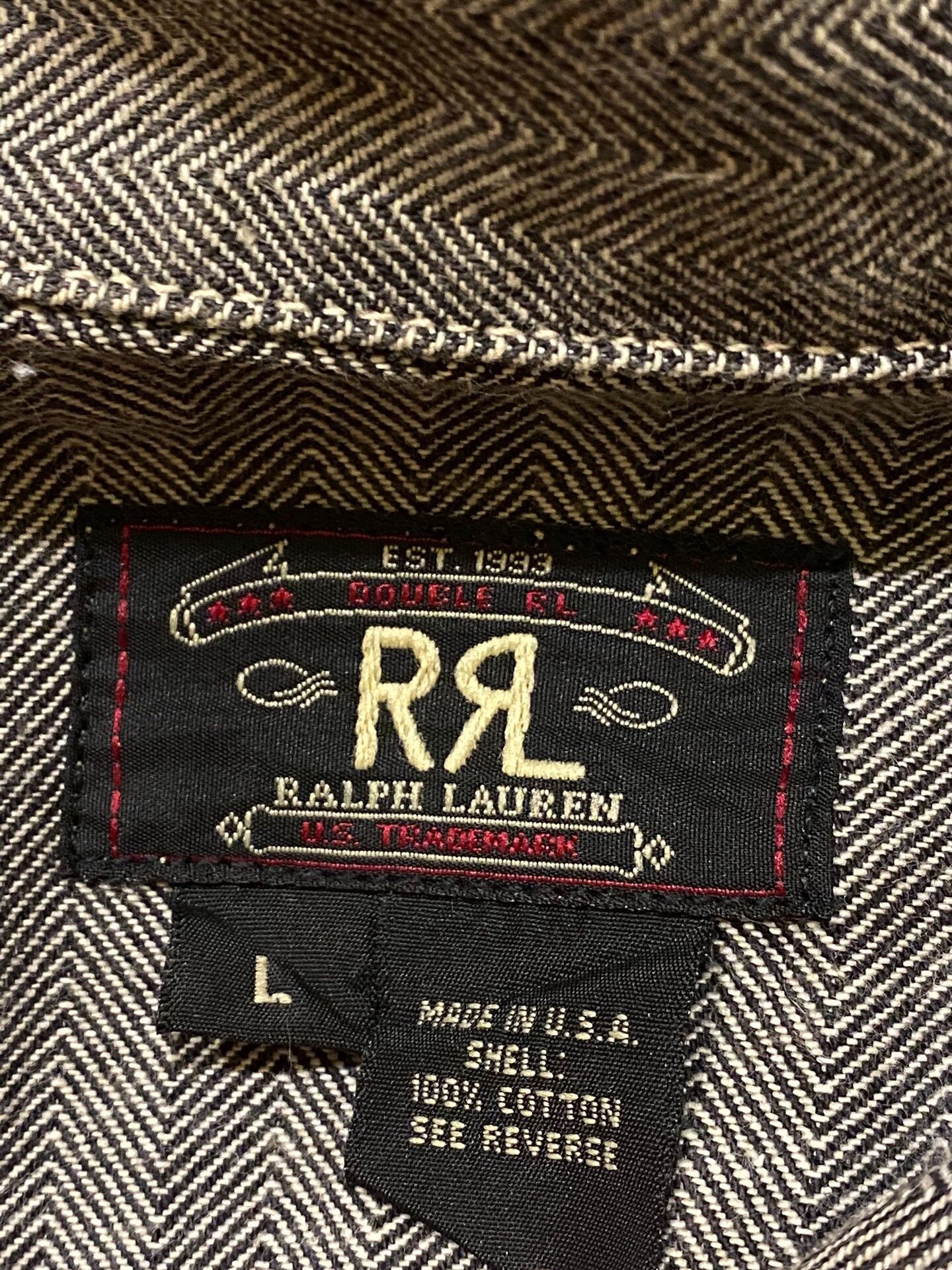 RRL Ralph Lauren rare vintage double rl gray jacket Size US M / EU 48-50 / 2 - 8 Thumbnail