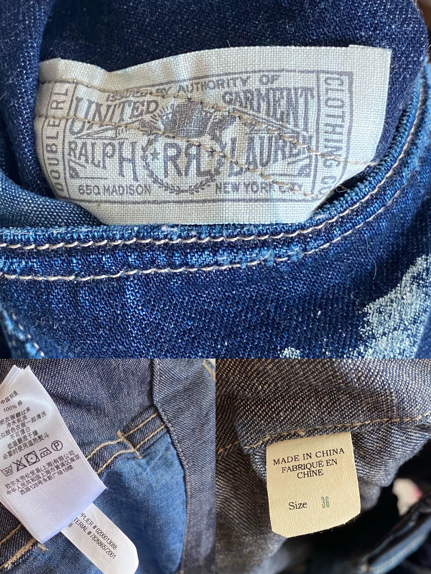 RRL Ralph Lauren vintage 1941 denim utility shorts Size US 36 / EU 52 - 9 Thumbnail
