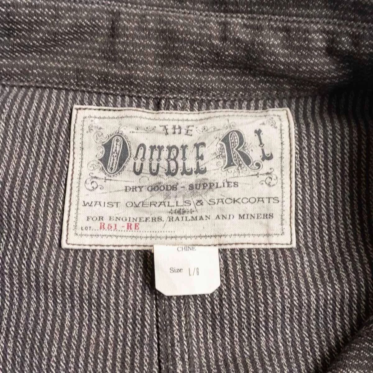 RRL Ralph Lauren double rl takuya kimura stripe chore jacket Size US L / EU 52-54 / 3 - 4 Thumbnail