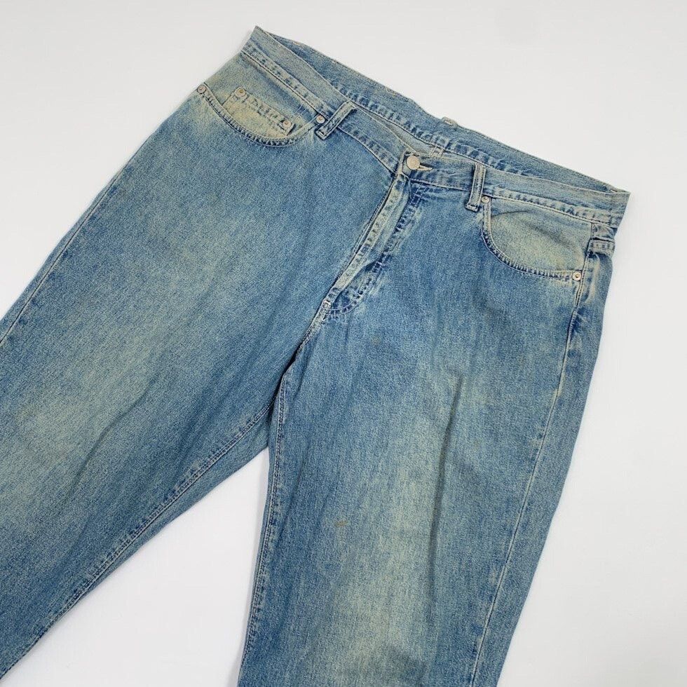 RRL Ralph Lauren vintage rrl 90s washed denim cargo pants | Grailed