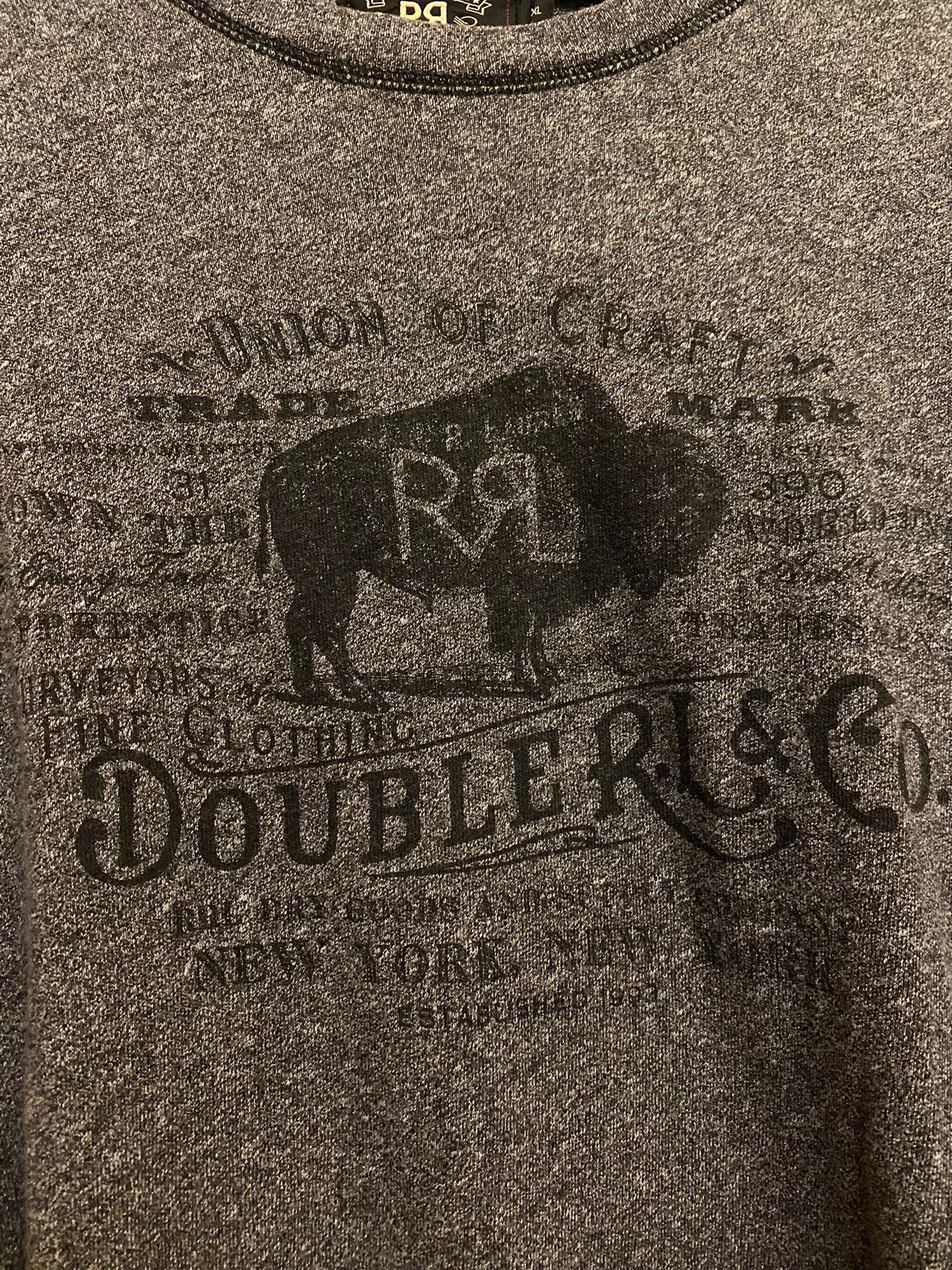 RRL Ralph Lauren gray long sleeve crew neck sweatshirt Size US XL / EU 56 / 4 - 2 Thumbnail
