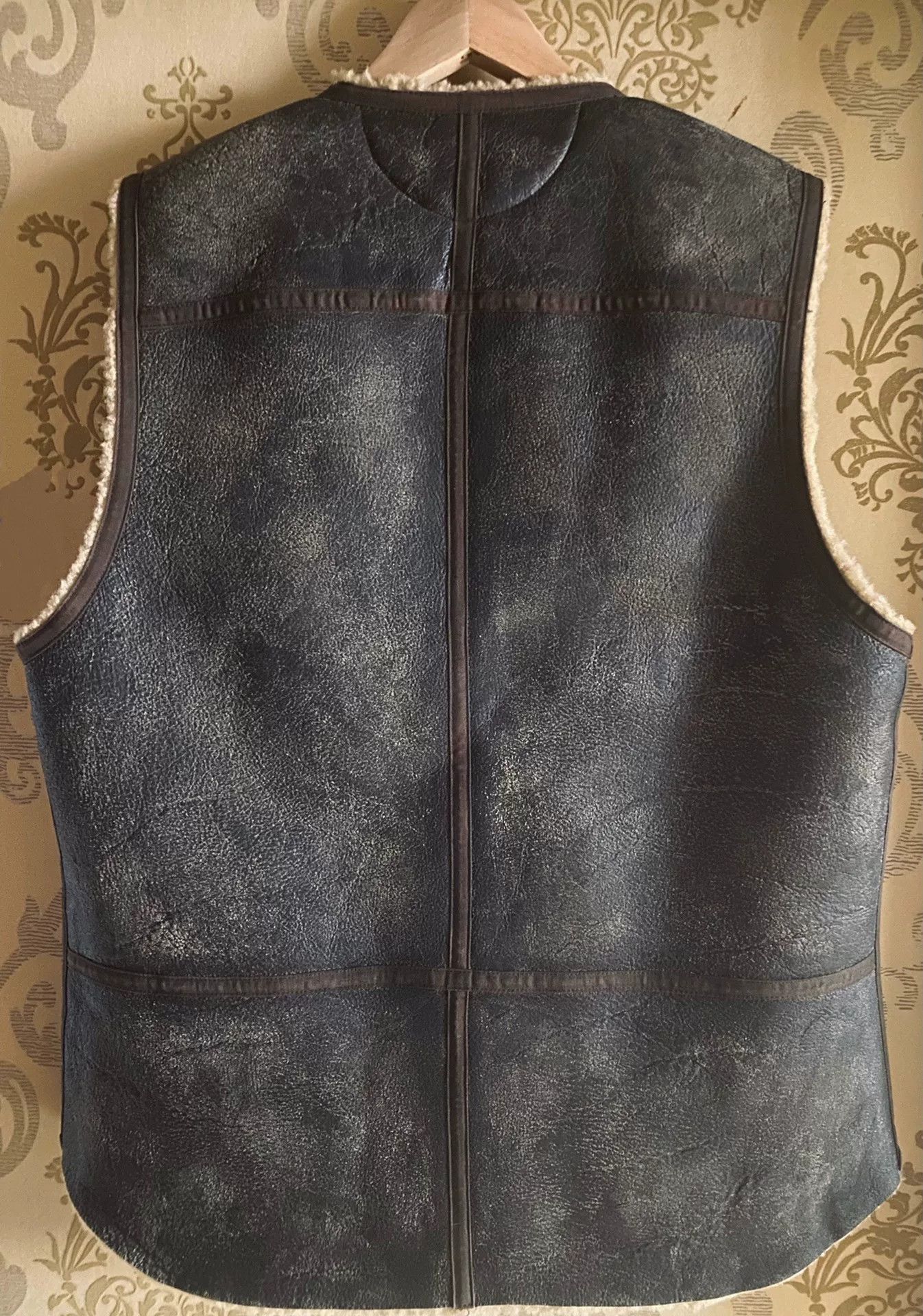 RRL Ralph Lauren vintage-inspired leather shearling vest Size US L / EU 52-54 / 3 - 5 Thumbnail