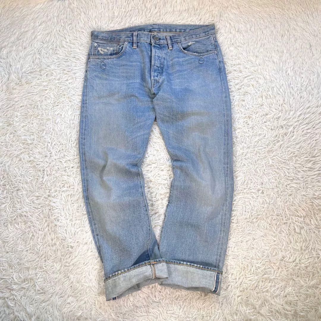 RRL Ralph Lauren classic selvedge denim boot cut pants Size US 38 / EU 54 - 2 Thumbnail