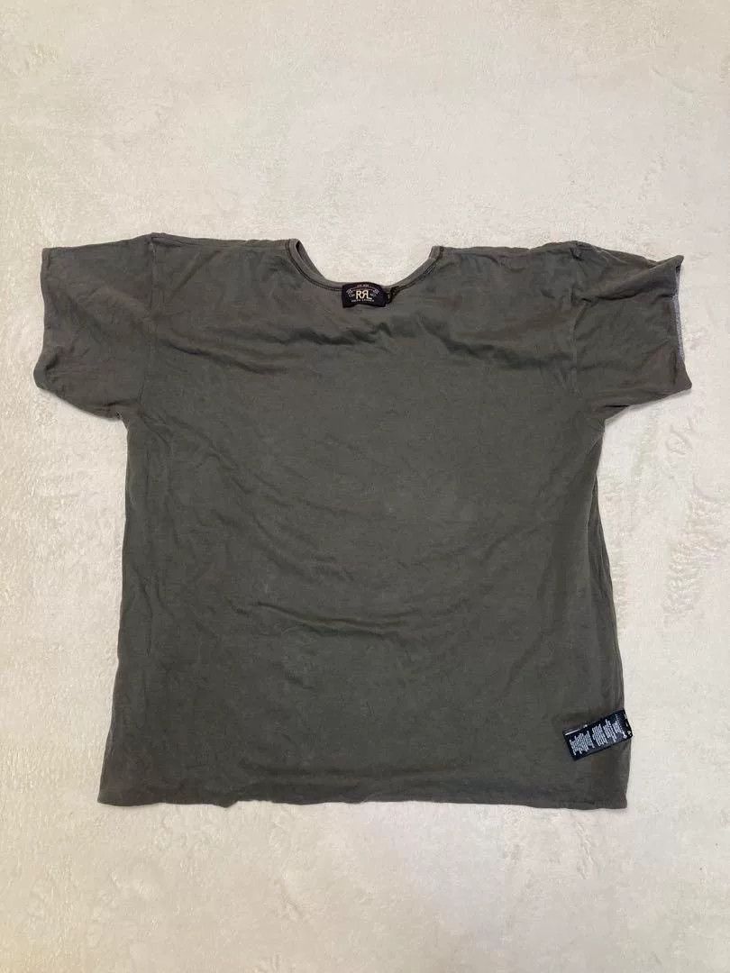 RRL Ralph Lauren vintage double rl gray cotton t-shirt Size US XL / EU 56 / 4 - 5 Thumbnail