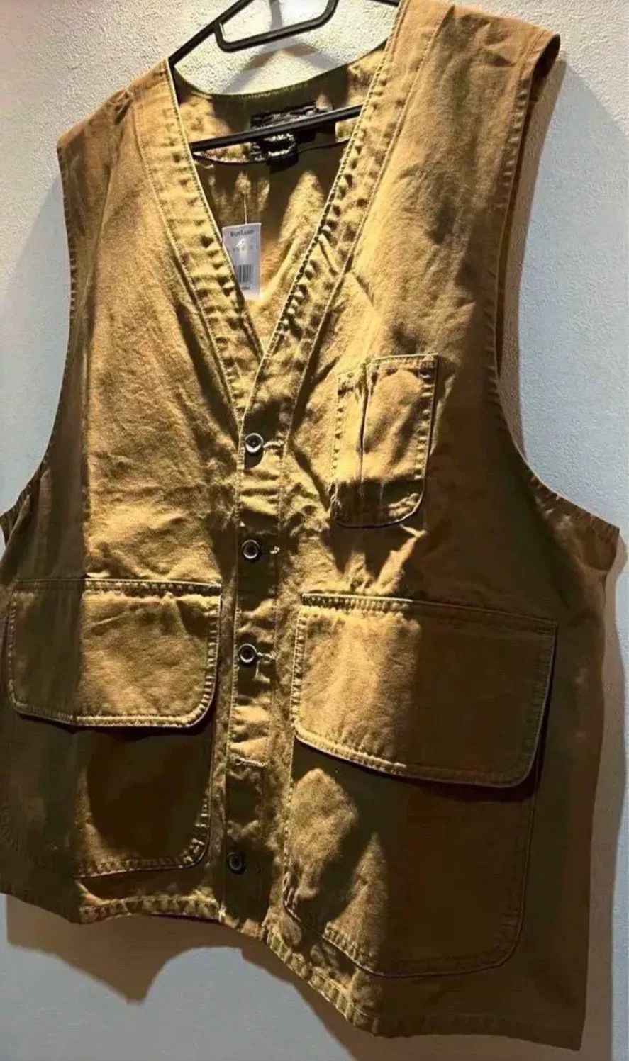 RRL Ralph Lauren vintage double rl khaki canvas hunting vest Size US XL / EU 56 / 4 - 9 Thumbnail